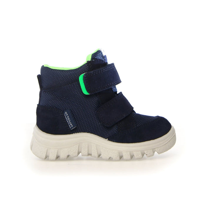 Naturino Toddler's (Sizes 23 - 27) Falcotto Amalki VL Waterproof Navy/Lime - 1088695 - Tip Top Shoes of New York