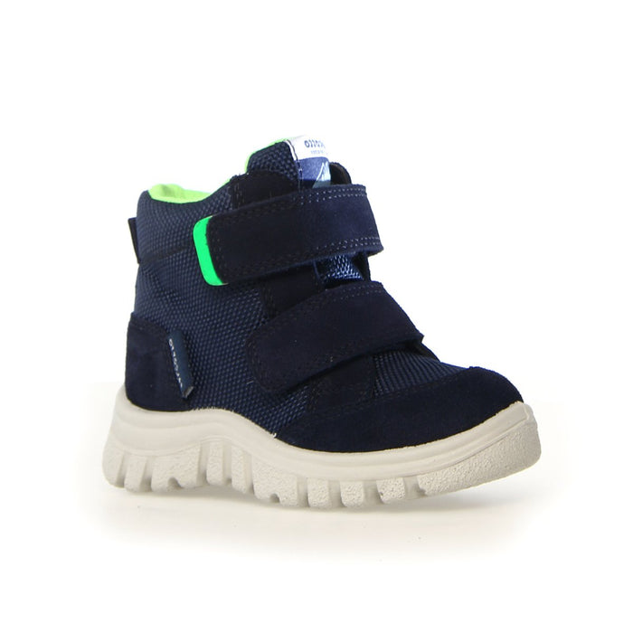 Naturino Toddler's (Sizes 23 - 27) Falcotto Amalki VL Waterproof Navy/Lime - 1088695 - Tip Top Shoes of New York