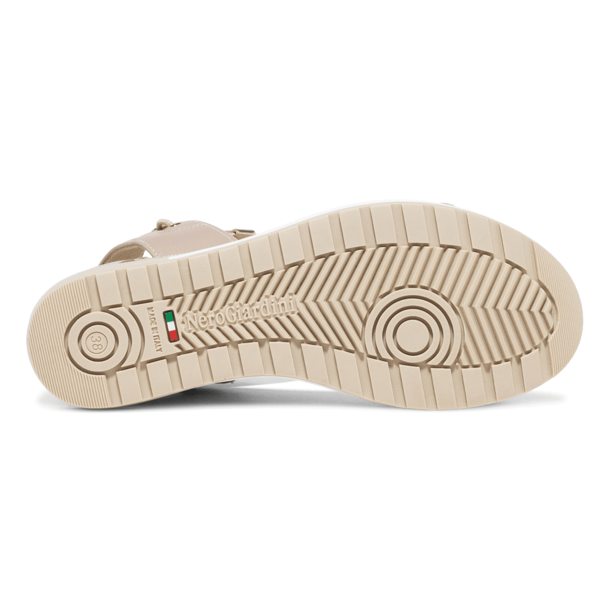 NeroGiardini Women's E616055D Beige/Nude/Gold Mesh Leather - 9031413 - Tip Top Shoes of New York