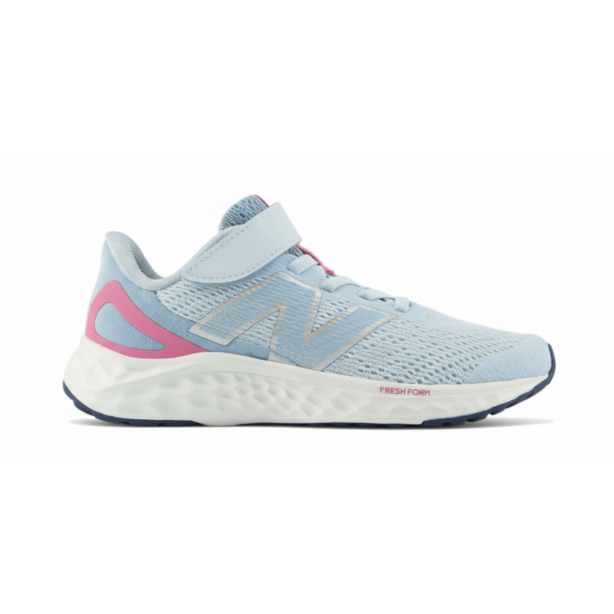 New Balance Girls (Preschool) Fresh Foam Arishi v4 PAARIYB4 Quarry Blue/Real Pink/Chrome Blue - 1086322 - Tip Top Shoes of New York