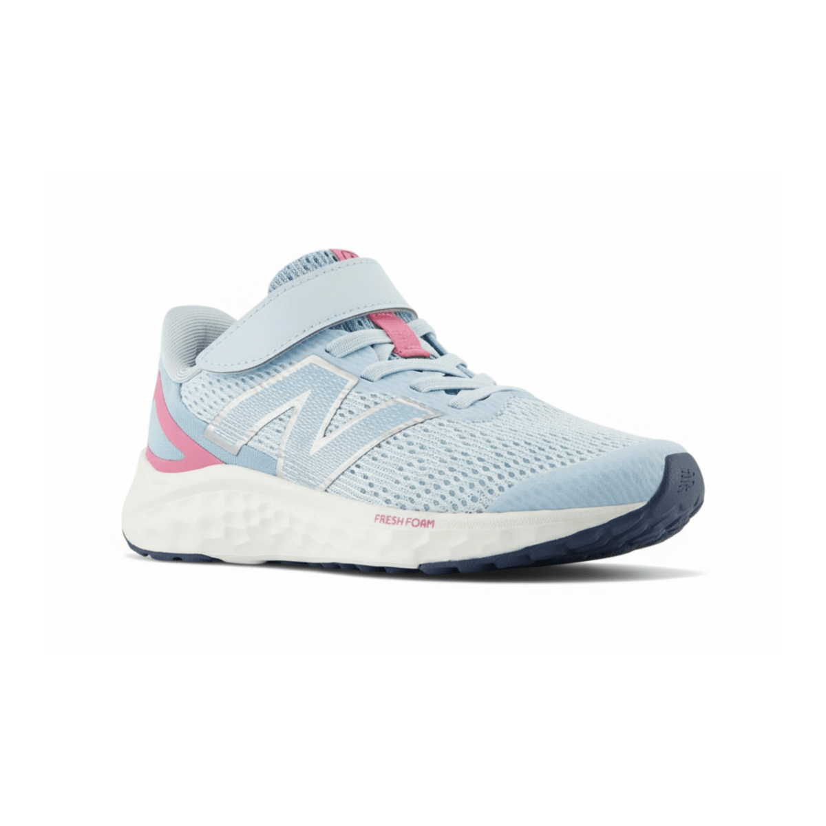 New Balance Girls (Preschool) Fresh Foam Arishi v4 PAARIYB4 Quarry Blue/Real Pink/Chrome Blue - 1086322 - Tip Top Shoes of New York