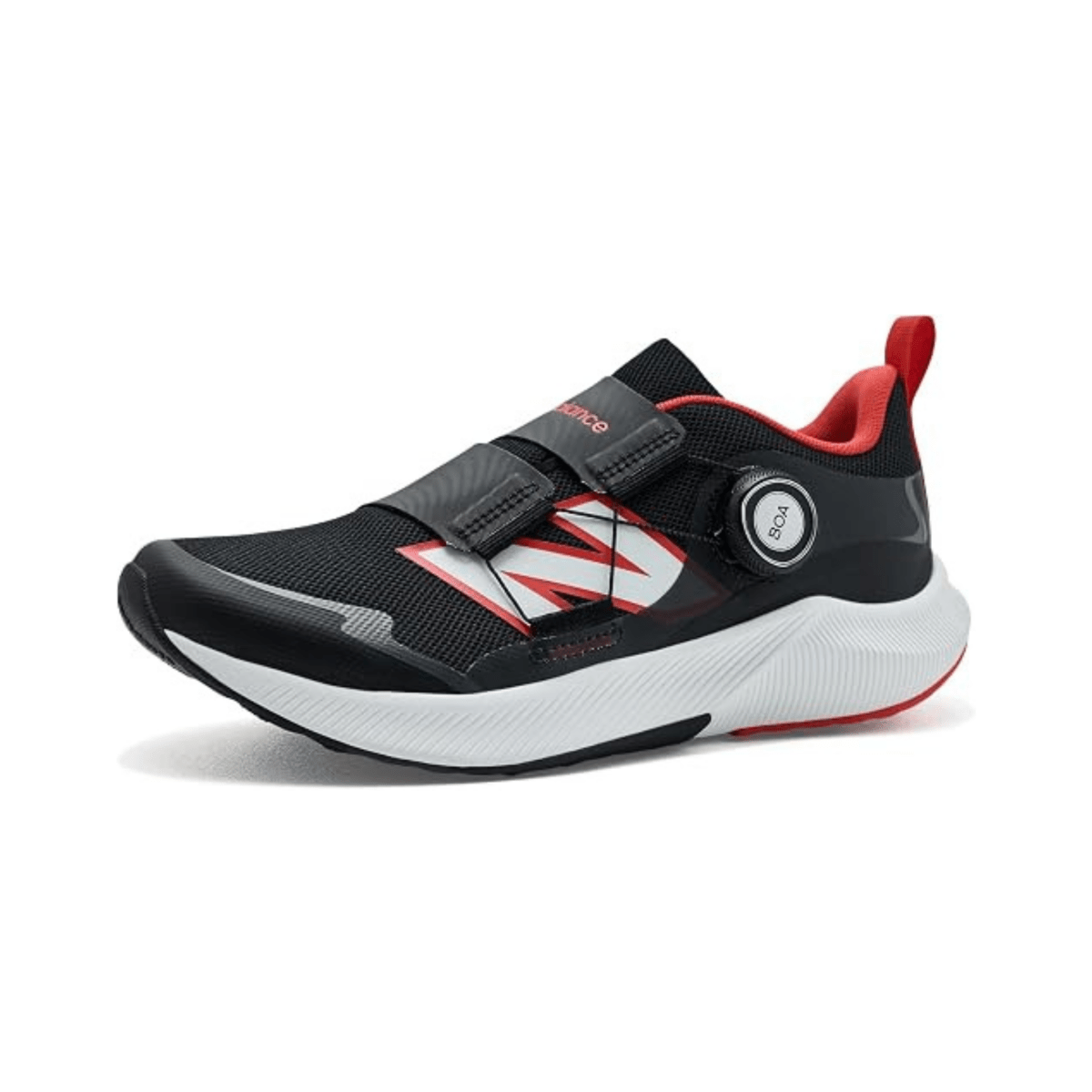 New Balance Kids (Grade School) DynaSoft Reveal v4 BOA GRVL8R1 Gris Castlerock/Grey/Neon Flame - 1110267 - Tip Top Shoes of New York