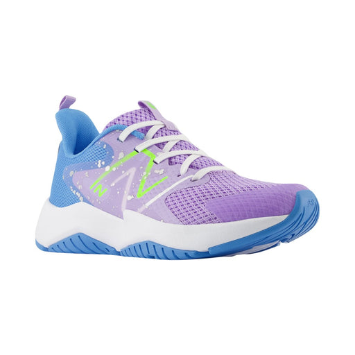 New Balance Kid's (Grade School) GKRAVHG2 Lilac Glow/Sky Blue/Pixel Green - 1086342 - Tip Top Shoes of New York