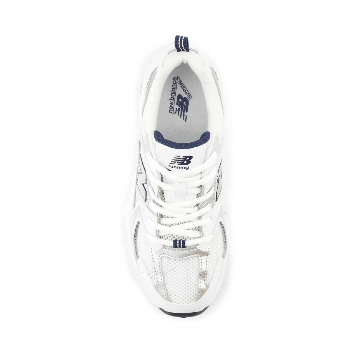 New Balance Kids (Grade School) GR530SB1 White/Natural Indigo/Silver Metallic - 1110542 - Tip Top Shoes of New York