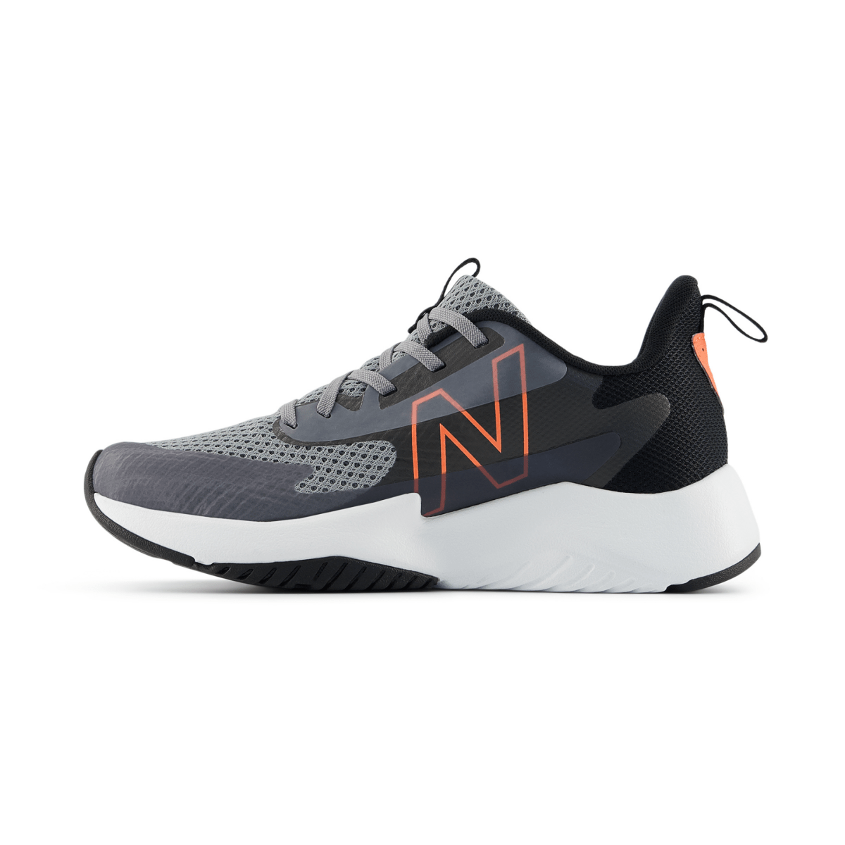 New Balance Kids (Grade School) GRAV3Z8 Rave Run v2 Slate Grey/Black/Tangerine Heat - 1104245 - Tip Top Shoes of New York