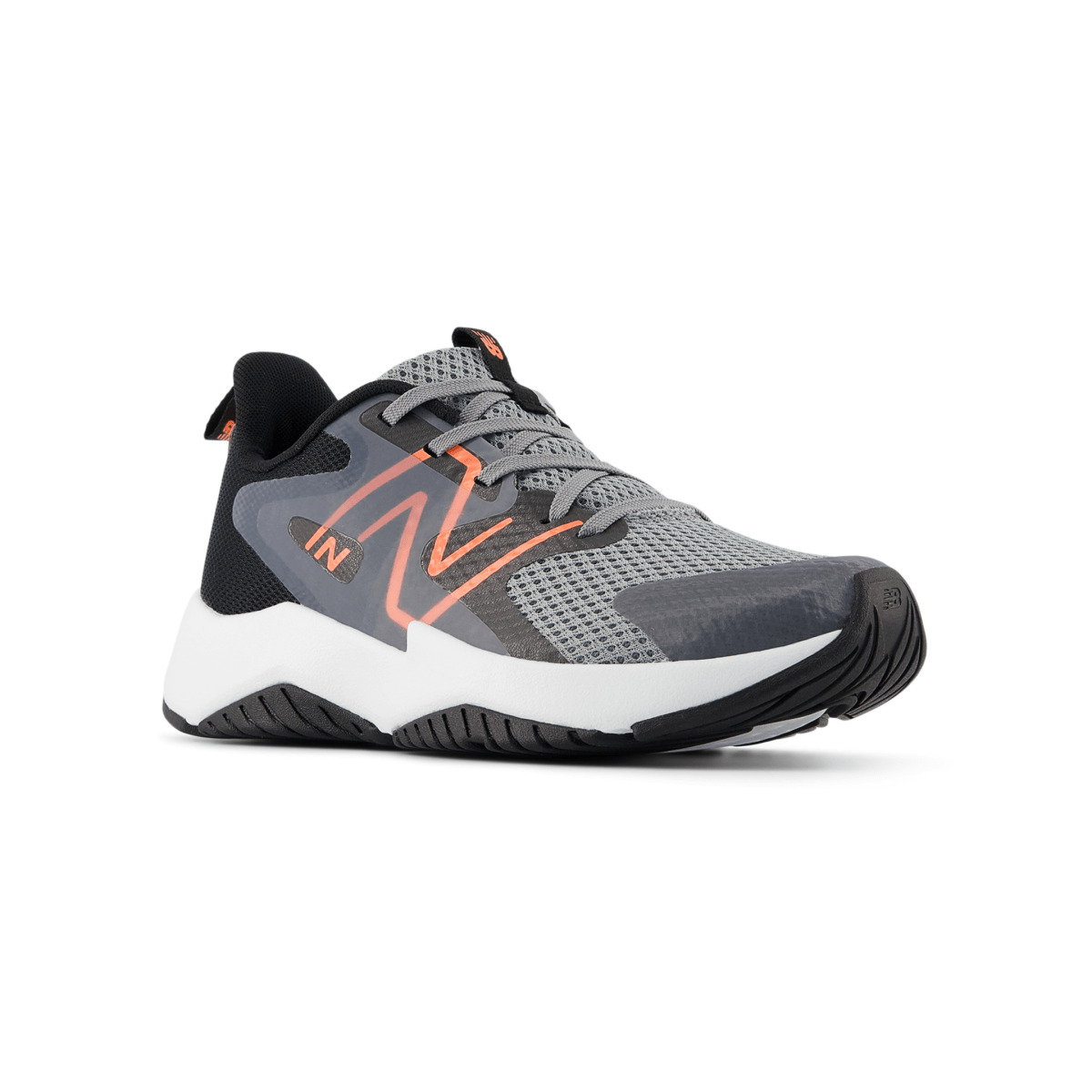 New Balance Kids (Grade School) GRAV3Z8 Rave Run v2 Slate Grey/Black/Tangerine Heat - 1104245 - Tip Top Shoes of New York