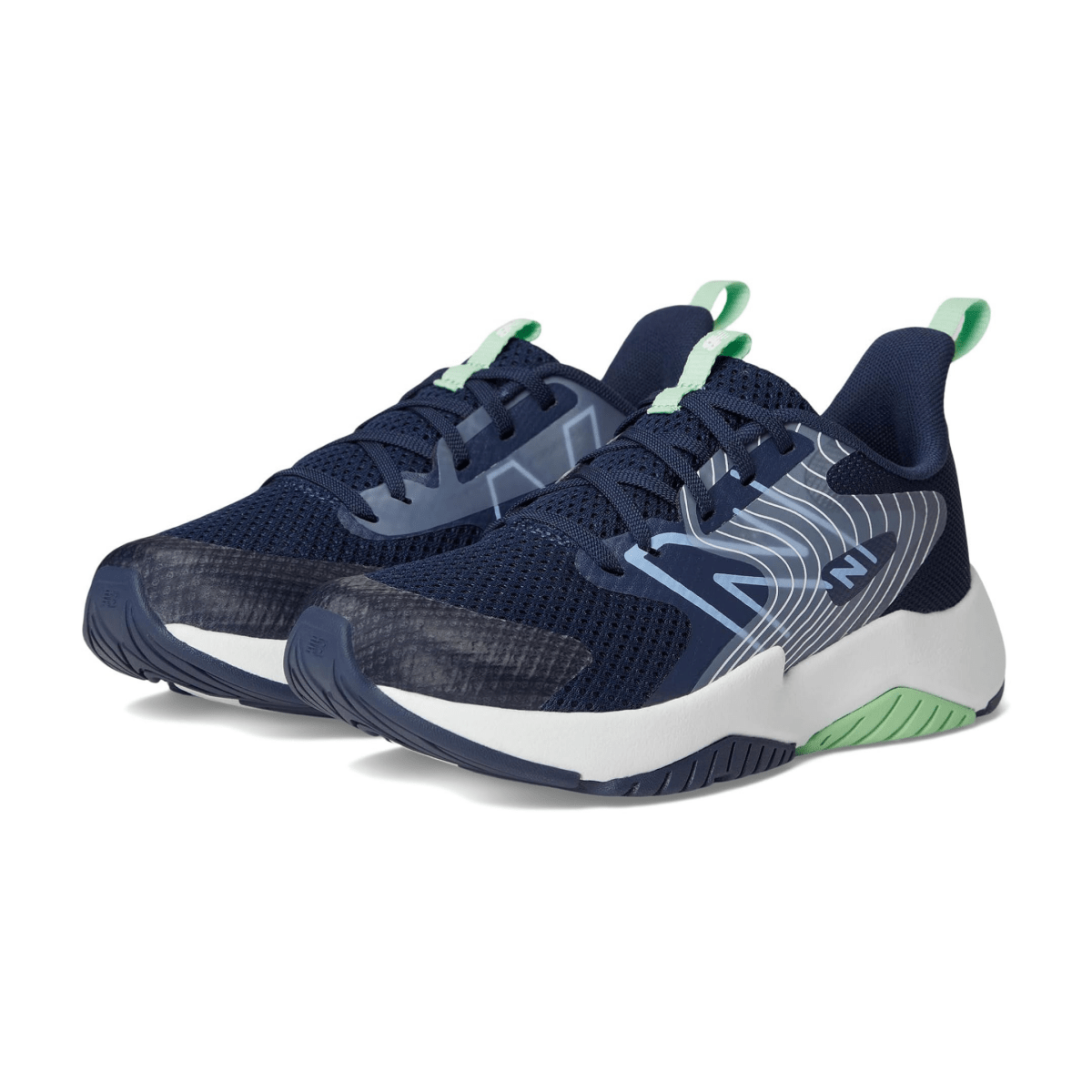 New Balance Kid's (Grade School) Rave Run v2 GKRAVAB2 NB Navy/Electric Sky/Sweetgrass - 1093078 - Tip Top Shoes of New York