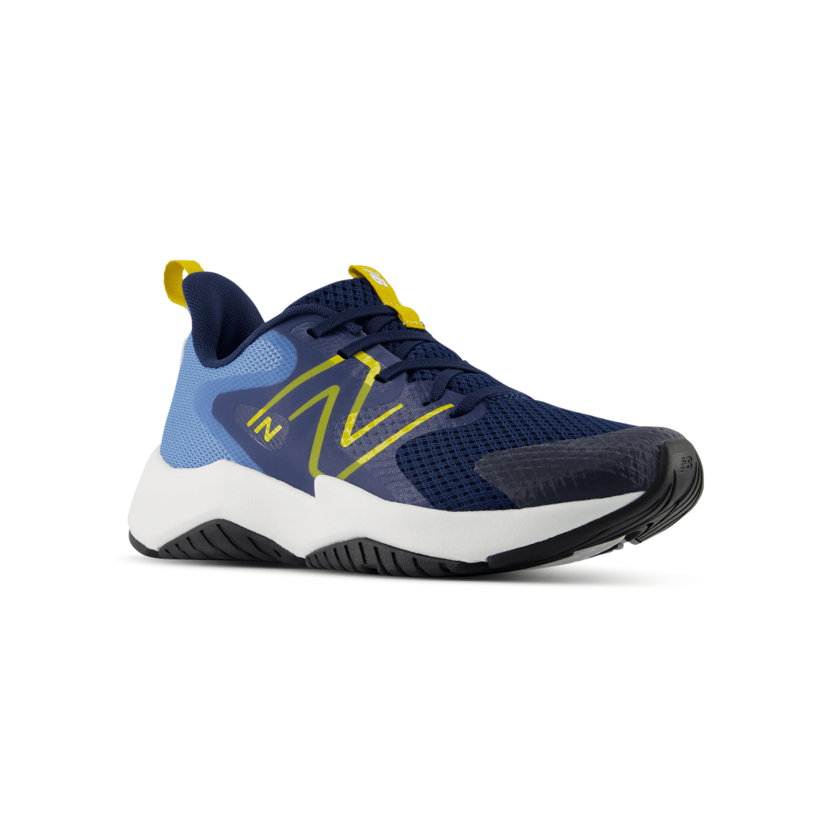New Balance Kids (Grade School) Rave Run v2 Lace GRAV9CE Analog Blue/Navy/Mars Yellow - 1110412 - Tip Top Shoes of New York