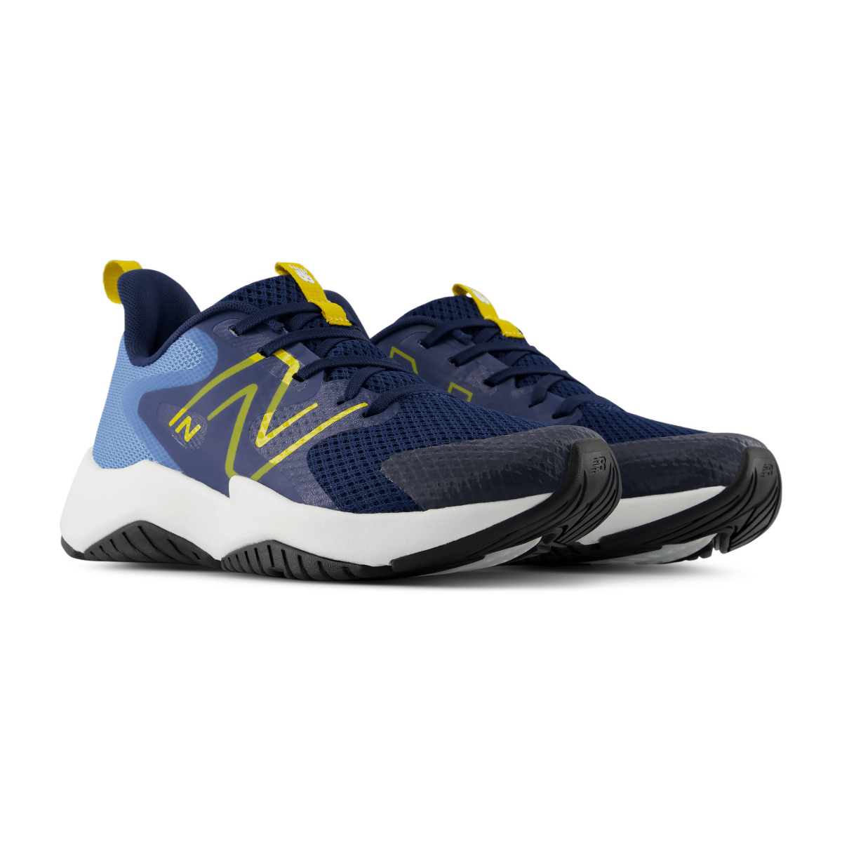 New Balance Kids (Grade School) Rave Run v2 Lace GRAV9CE Analog Blue/Navy/Mars Yellow - 1110412 - Tip Top Shoes of New York