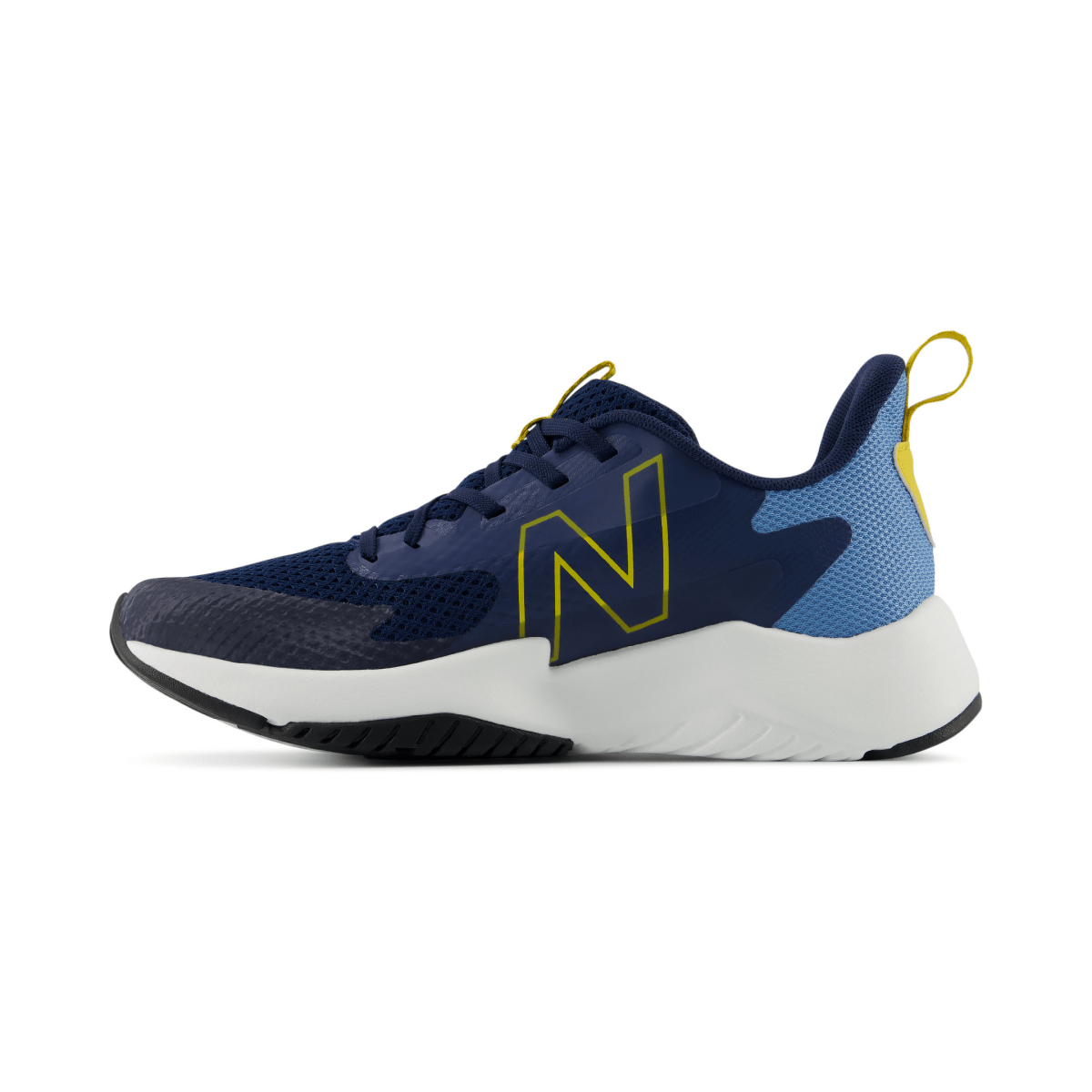 New Balance Kids (Grade School) Rave Run v2 Lace GRAV9CE Analog Blue/Navy/Mars Yellow - 1110412 - Tip Top Shoes of New York
