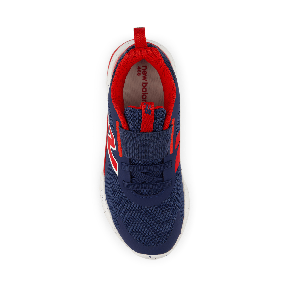 New Balance Kids (Preschool) 468 Slip On P4687QI Navy/True Red - 1110447 - Tip Top Shoes of New York