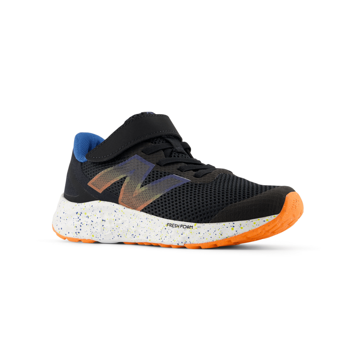 New Balance Kid's (Preschool) Fresh Foam Arishi v4 PAARIBS4 Black/Blue Agate/Blaze Orange - 1093390 - Tip Top Shoes of New York