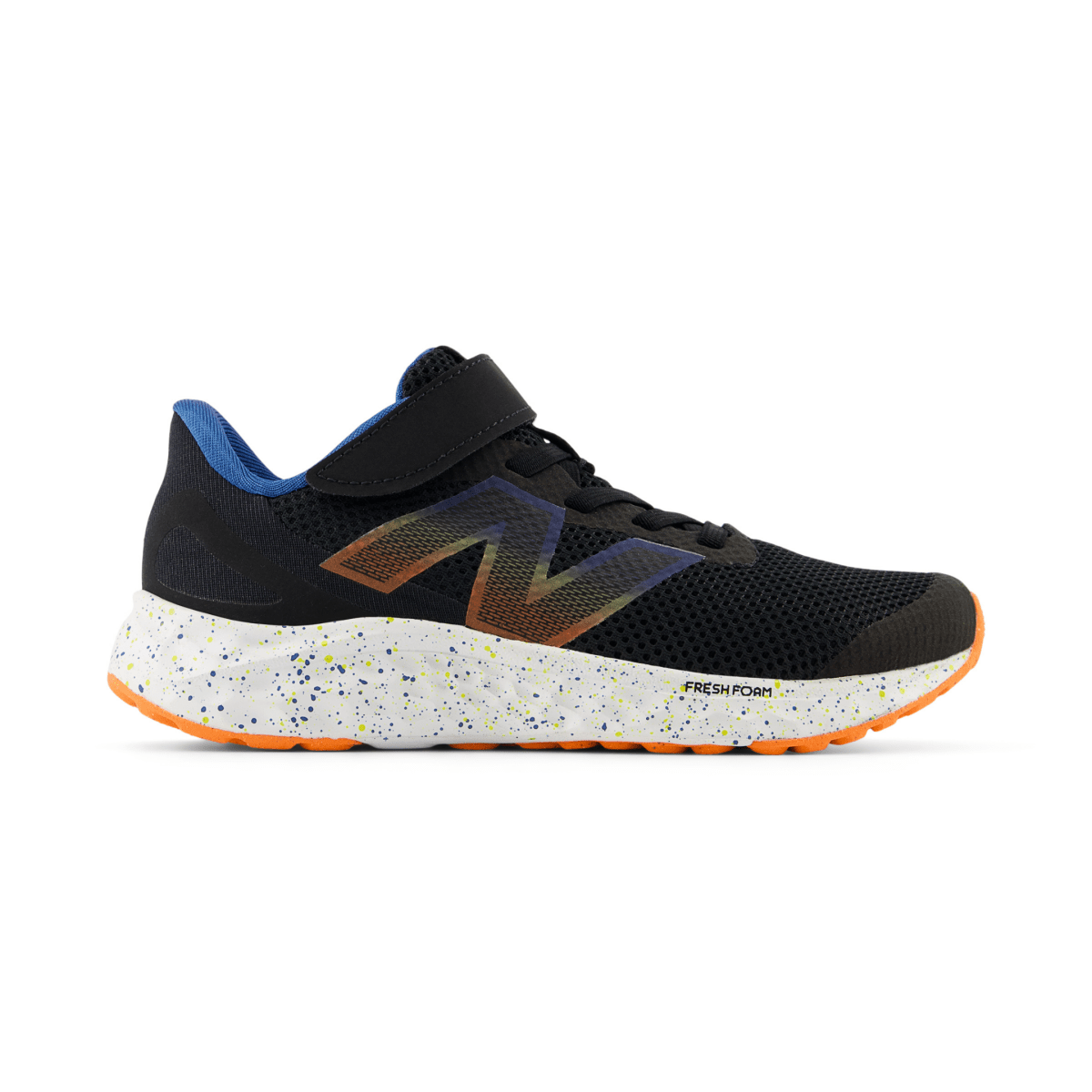New Balance Kid's (Preschool) Fresh Foam Arishi v4 PAARIBS4 Black/Blue Agate/Blaze Orange - 1093390 - Tip Top Shoes of New York