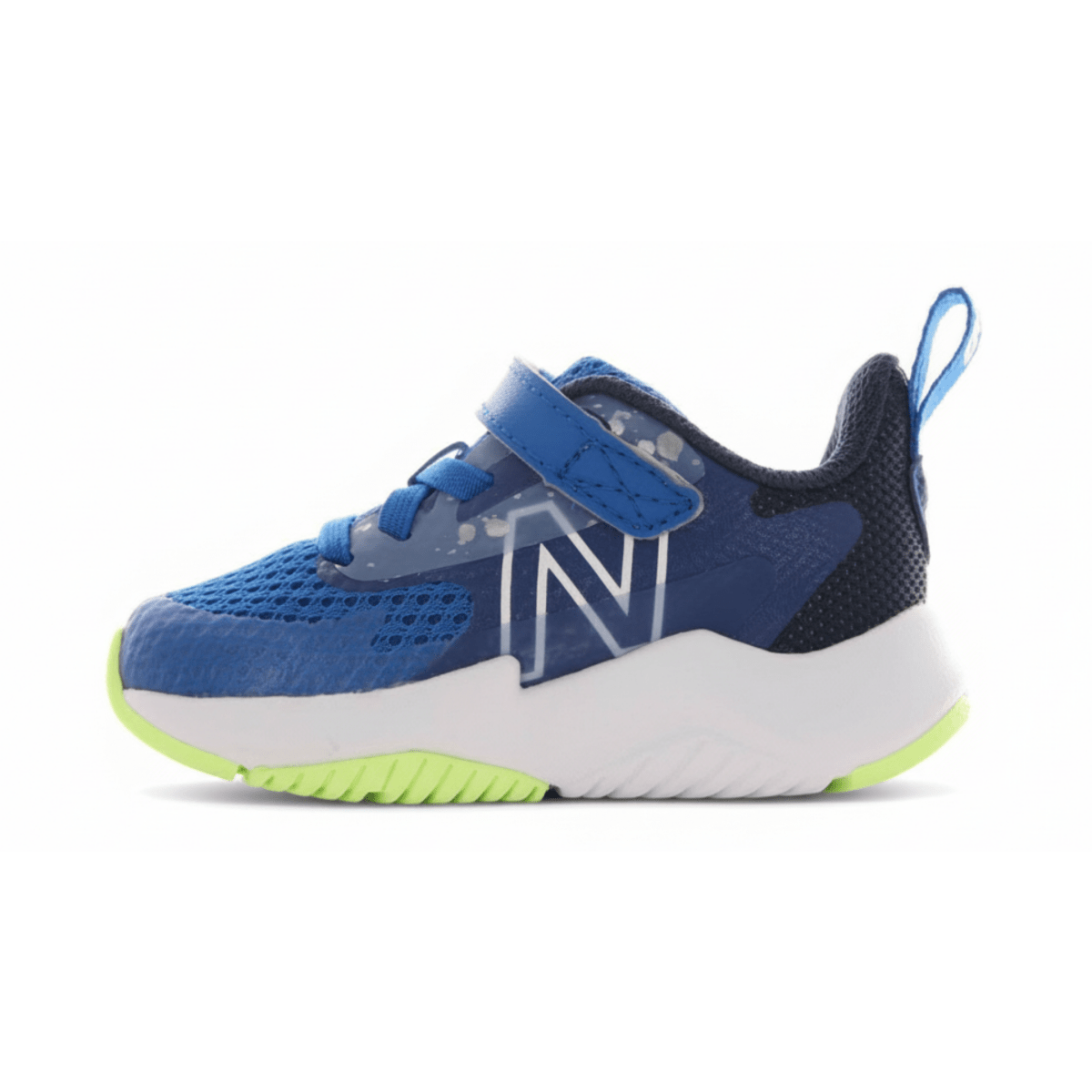 New Balance Kids (Preschool) Rave Run v2 Bungee Lace with Hook - and - Loop Top Strap Royal/Lime - 1080761 - Tip Top Shoes of New York