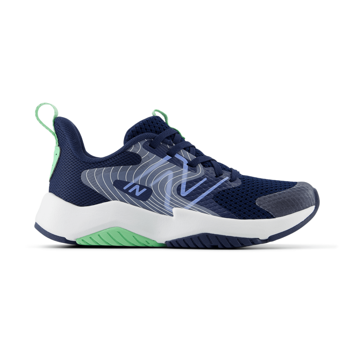 New Balance Kid's (Preschool) Rave Run v2 PKRAVAB2 Navy/Electric Sky/Sweetgrass - 1093166 - Tip Top Shoes of New York