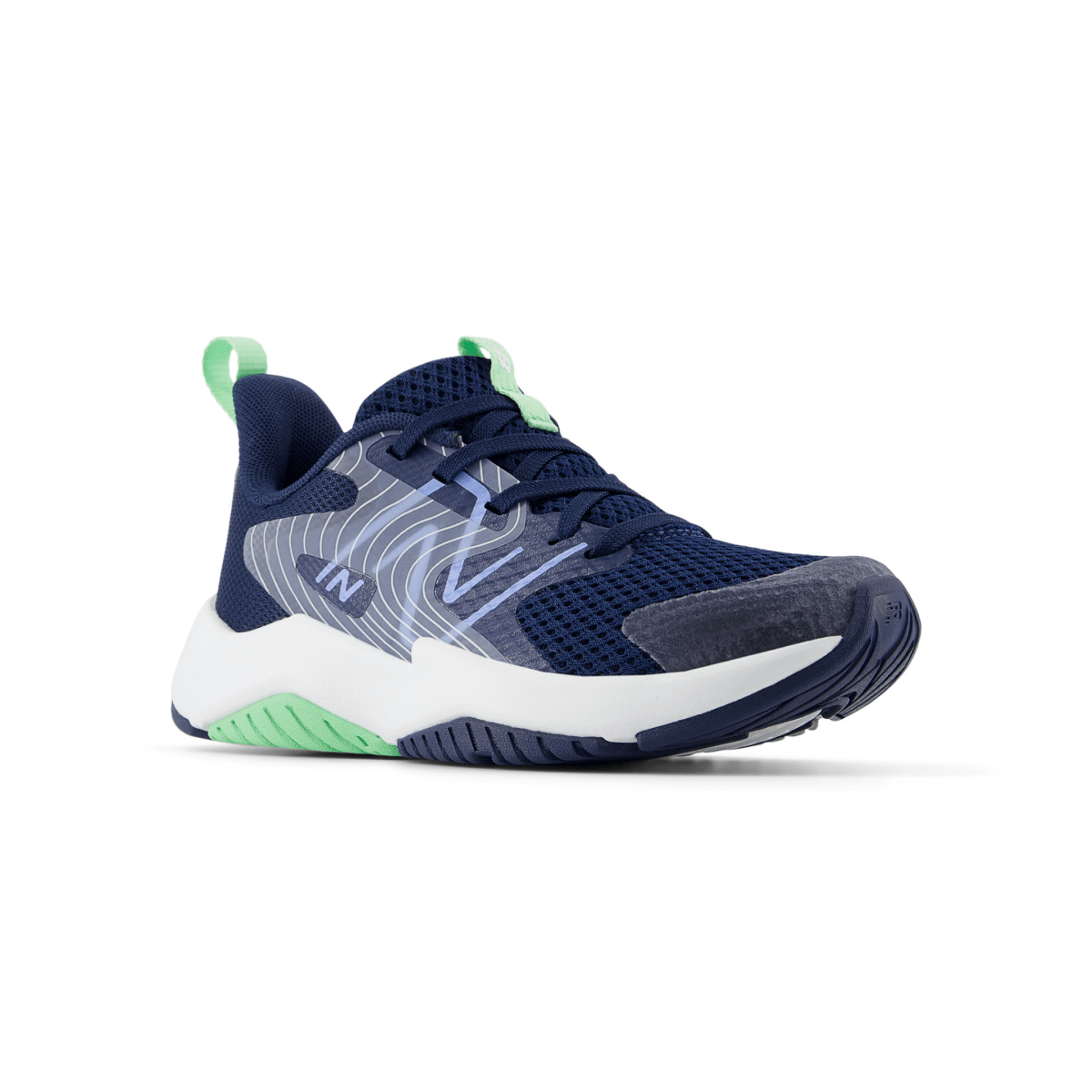 New Balance Kid's (Preschool) Rave Run v2 PKRAVAB2 Navy/Electric Sky/Sweetgrass - 1093166 - Tip Top Shoes of New York