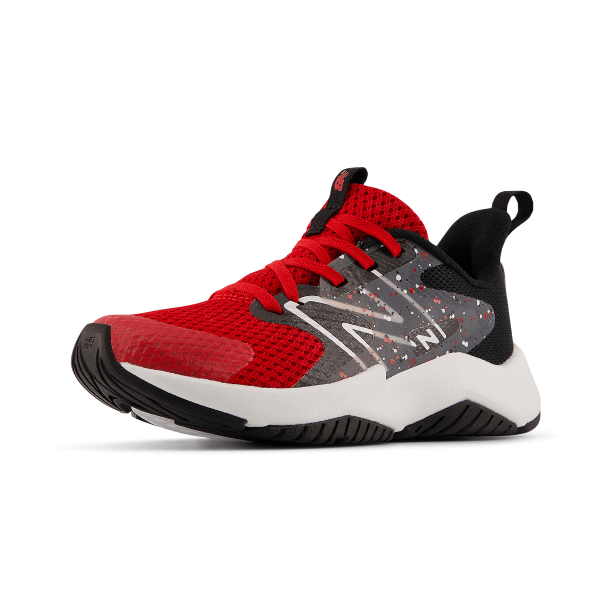 New Balance Kids (Preschool) Rave Run v2 PKRAVB2 Team Red/Black/Black Cement - 1104573 - Tip Top Shoes of New York