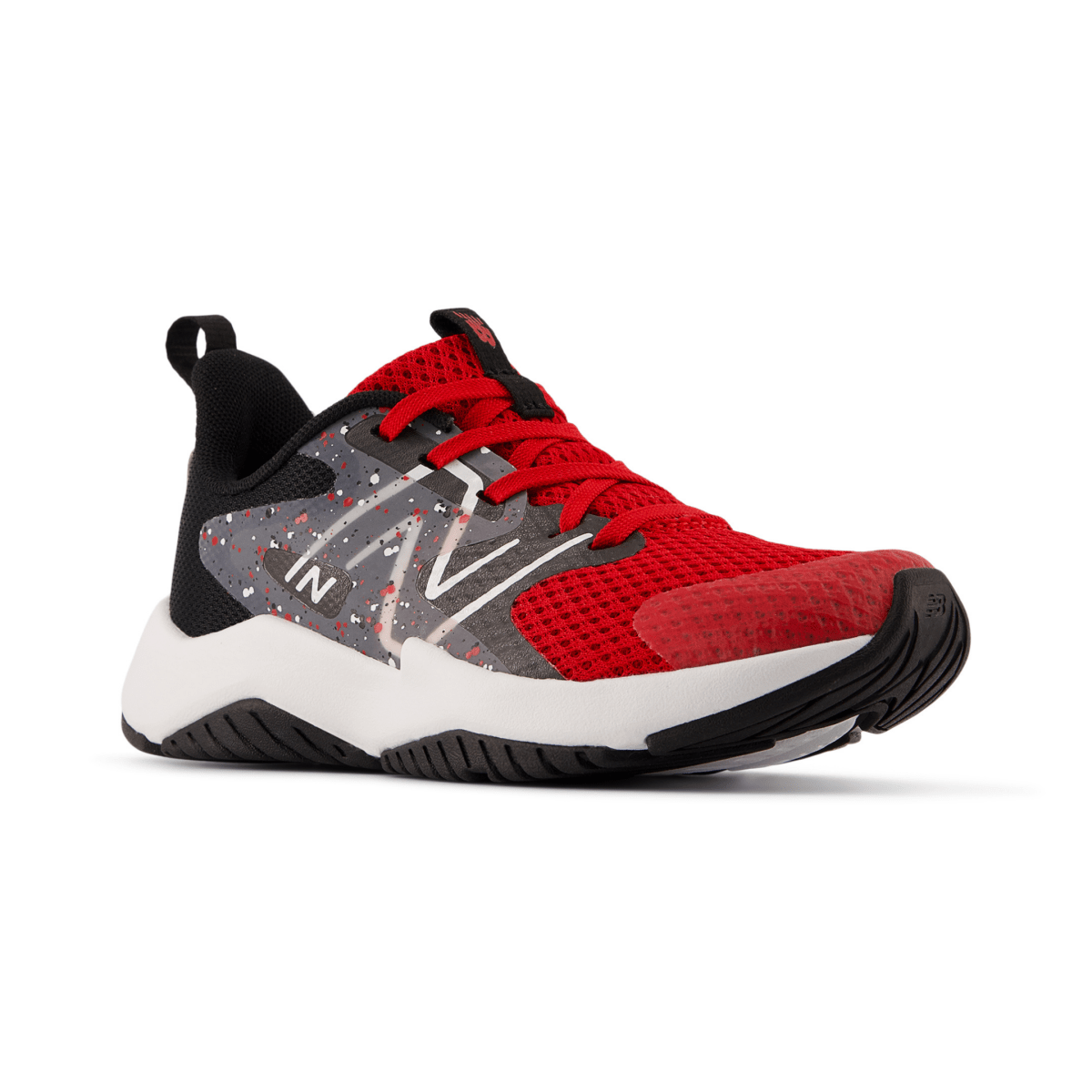 New Balance Kids (Preschool) Rave Run v2 PKRAVB2 Team Red/Black/Black Cement - 1104573 - Tip Top Shoes of New York