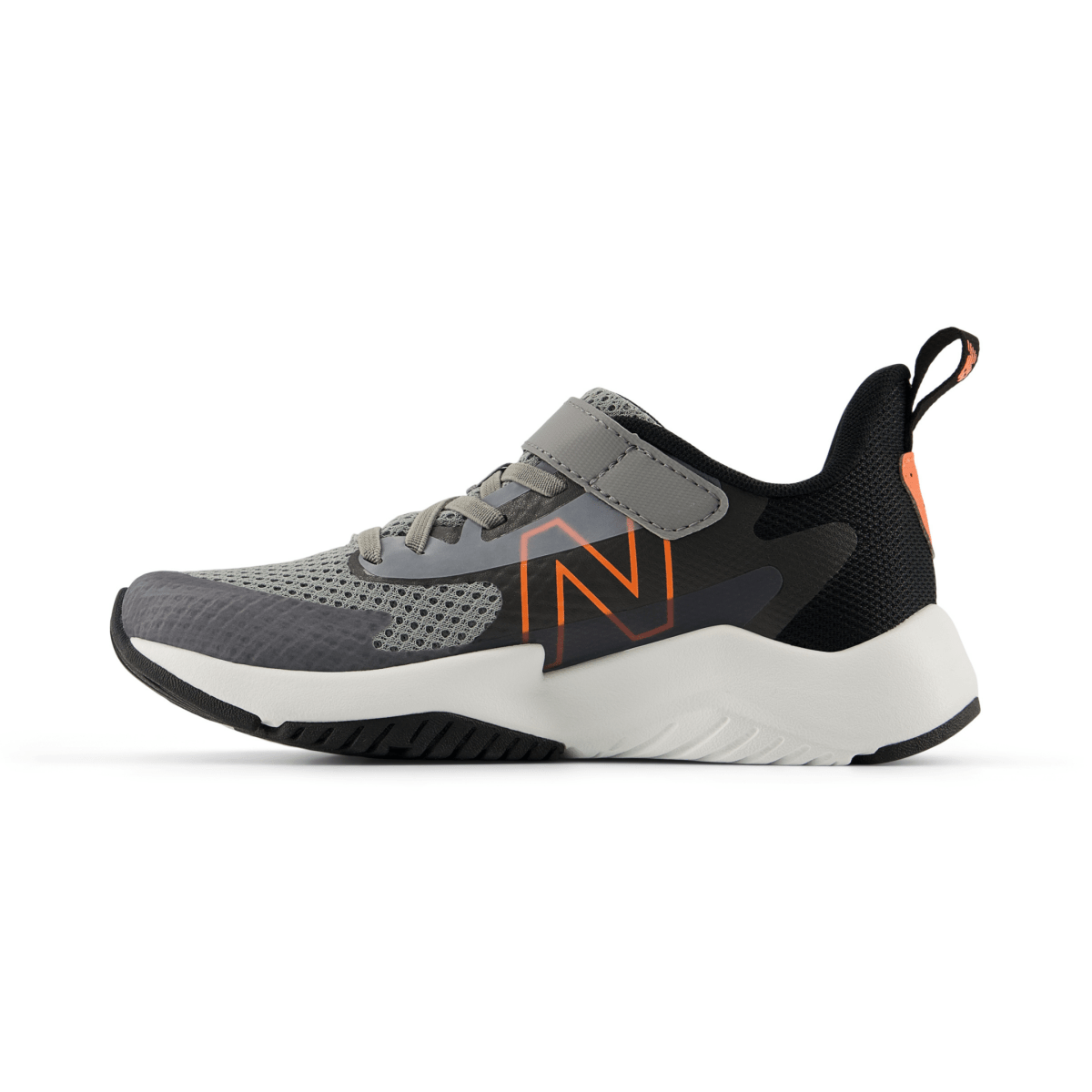 New Balance Kids (Preschool) Rave Run v2 Velcro PRAV2RO Slate Grey/Black/Tangerine Heat - 1104580 - Tip Top Shoes of New York