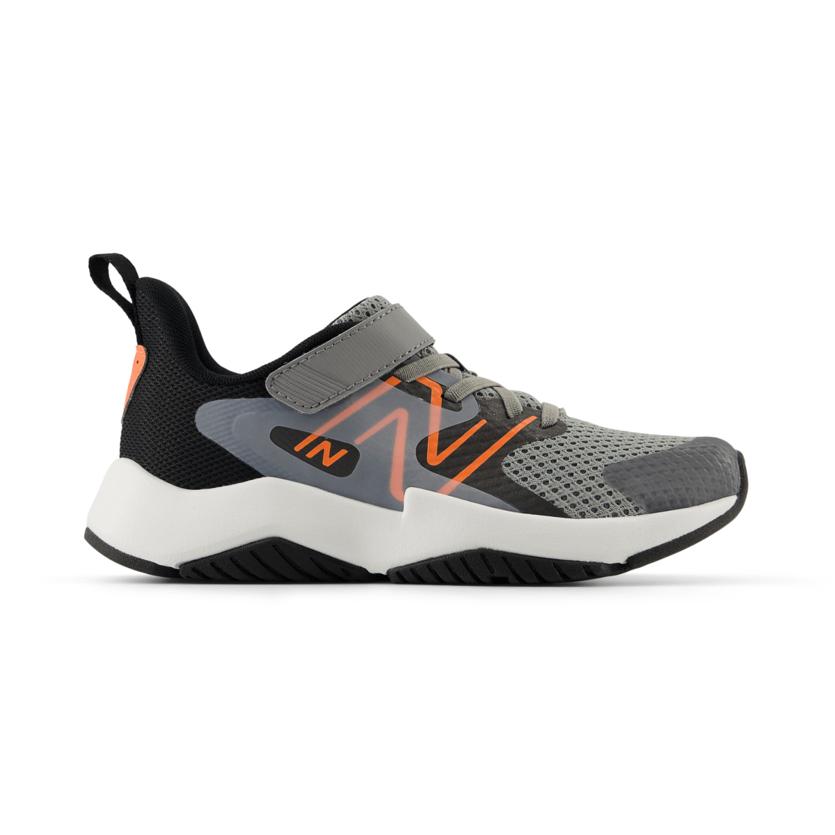 New Balance Kids (Preschool) Rave Run v2 Velcro PRAV2RO Slate Grey/Black/Tangerine Heat - 1104580 - Tip Top Shoes of New York