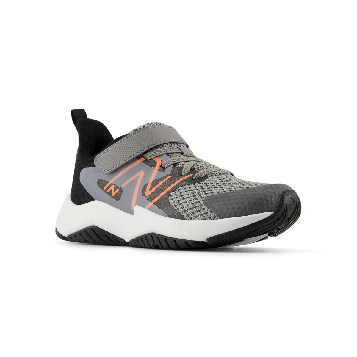 New Balance Kids (Preschool) Rave Run v2 Velcro PRAV2RO Slate Grey/Black/Tangerine Heat - 1104580 - Tip Top Shoes of New York