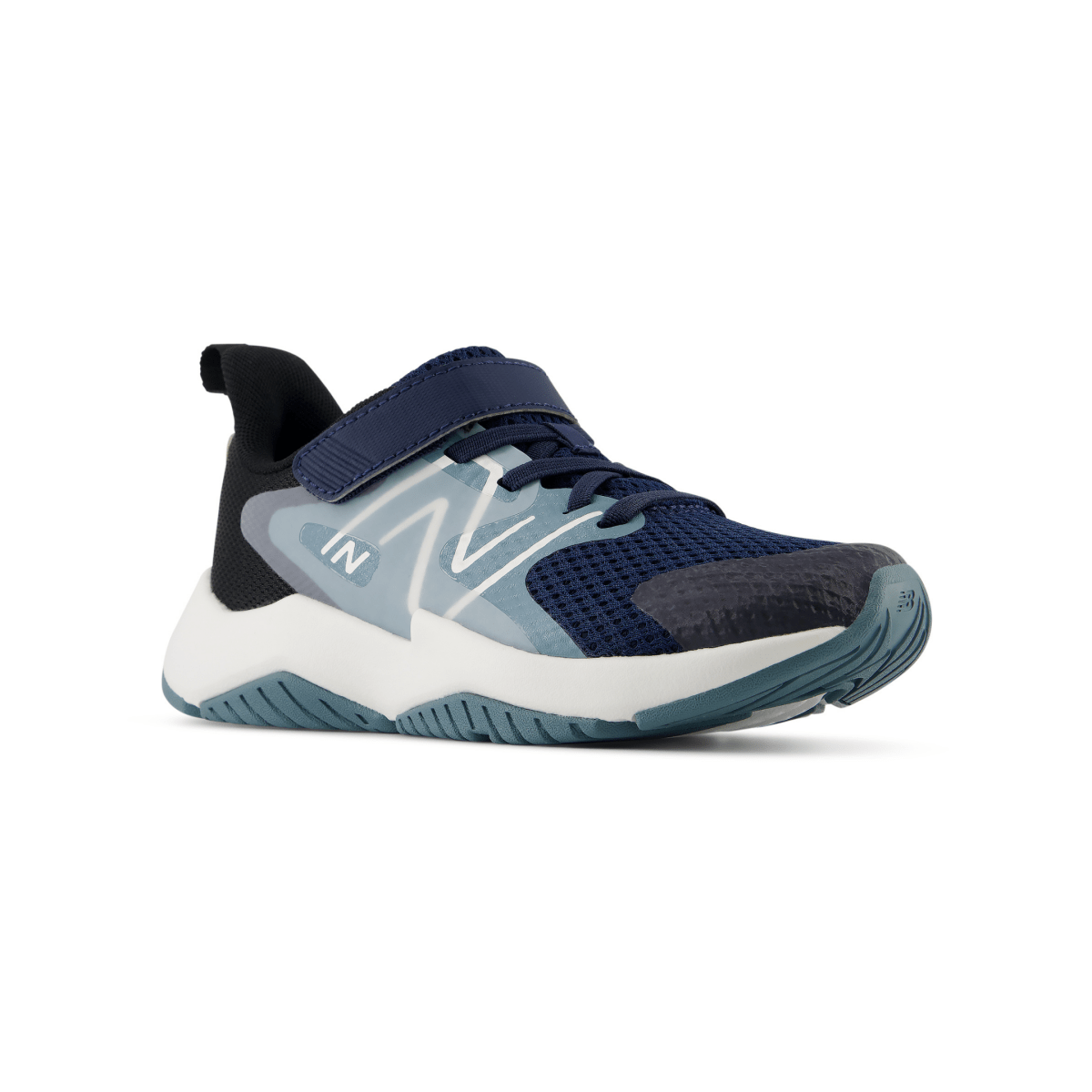 New Balance Kids (Preschool) Rave Run v2 Velcro PRAV3LD Navy/Salt Water/Black - 1104606 - Tip Top Shoes of New York
