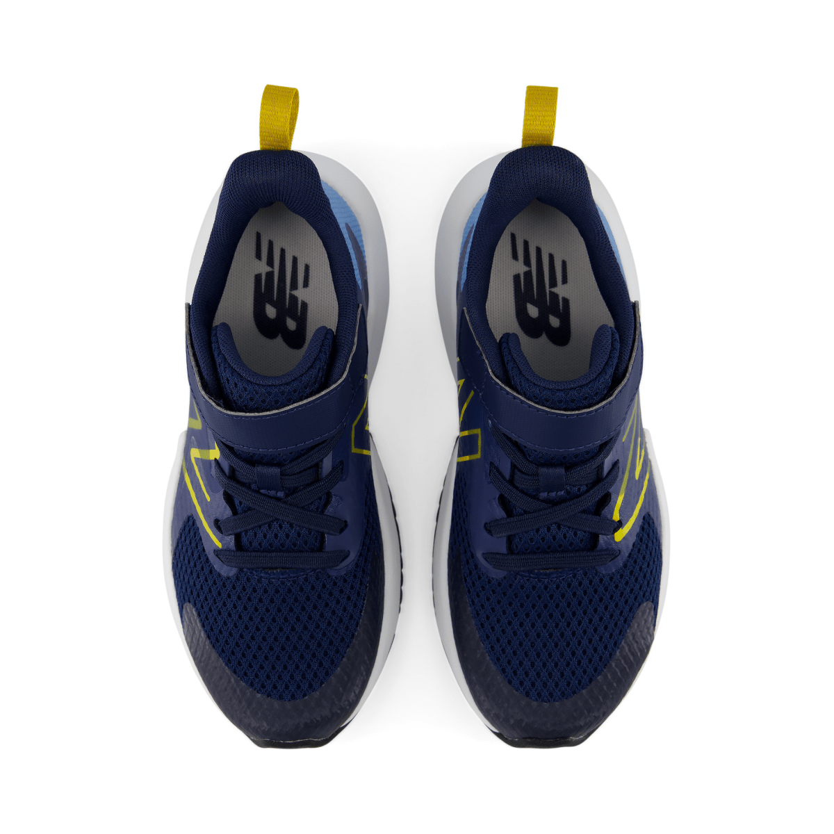 New Balance Kids (Preschool) Rave Run v2 Velcro PRAV3X5 Analog Blue/Navy/Mars Yellow - 1110375 - Tip Top Shoes of New York