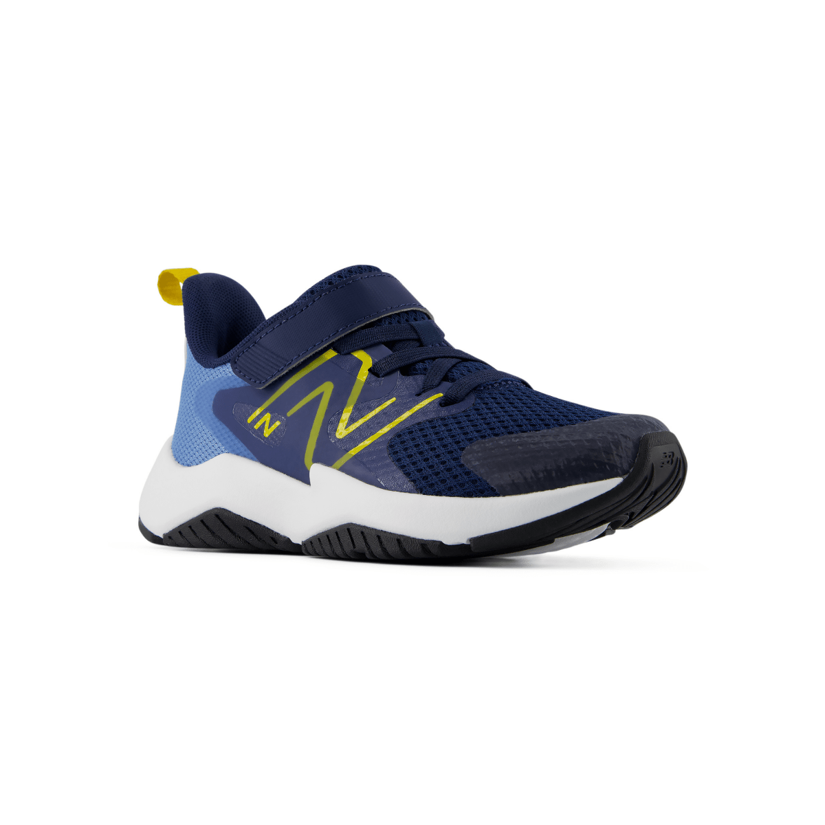 New Balance Kids (Preschool) Rave Run v2 Velcro PRAV3X5 Analog Blue/Navy/Mars Yellow - 1110375 - Tip Top Shoes of New York