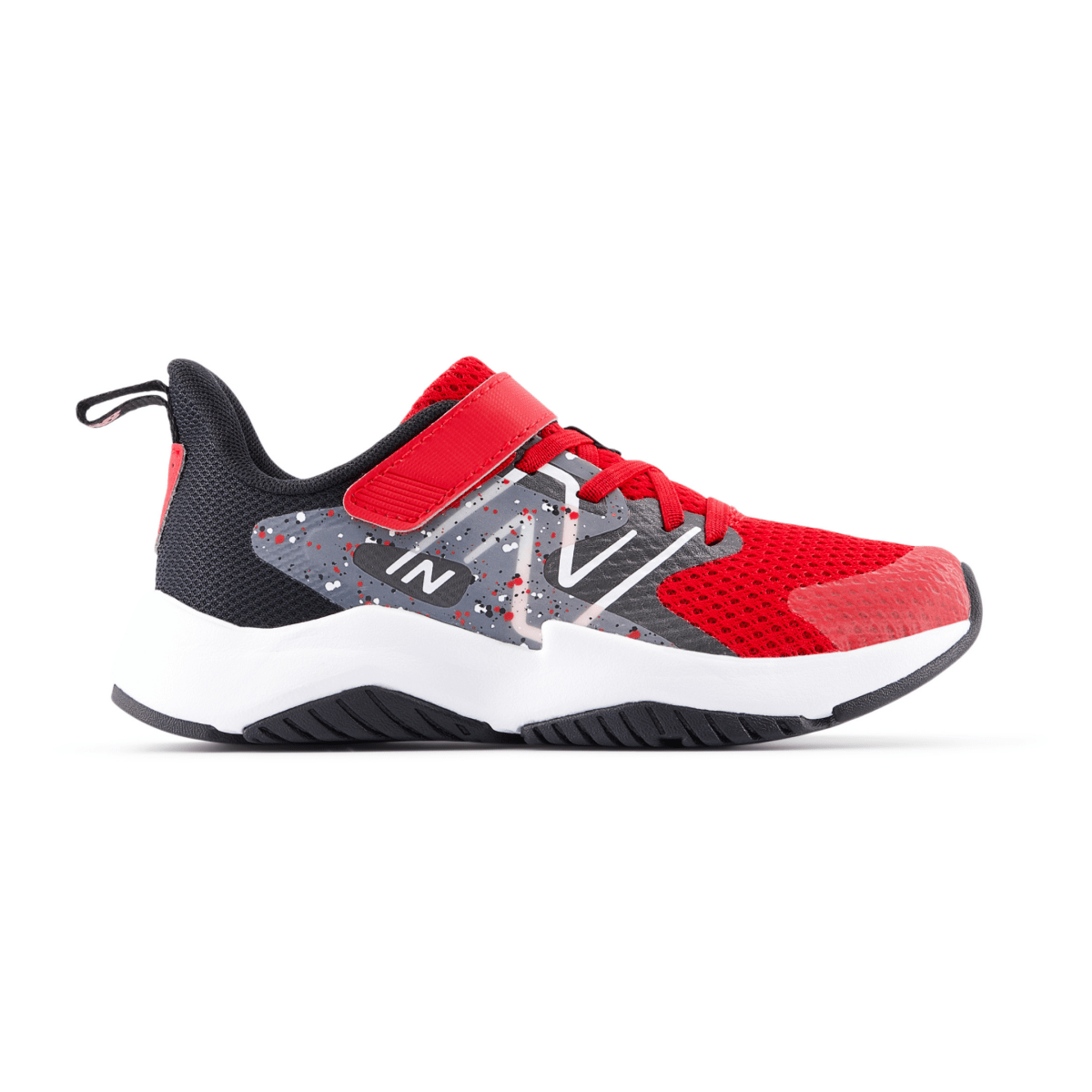 New Balance Kids' (Preschool) Rave Run v2 Velcro YTRAVAM2 Team Red/Black/Black Cement - 1098440 - Tip Top Shoes of New York