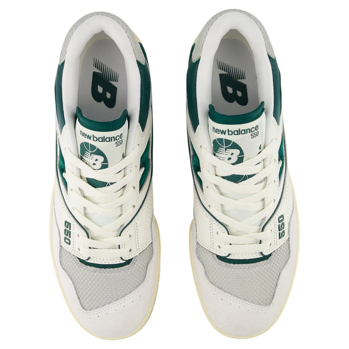 New Balance Men's BB550CPE Sea Salt/Green - 10048245 - Tip Top Shoes of New York