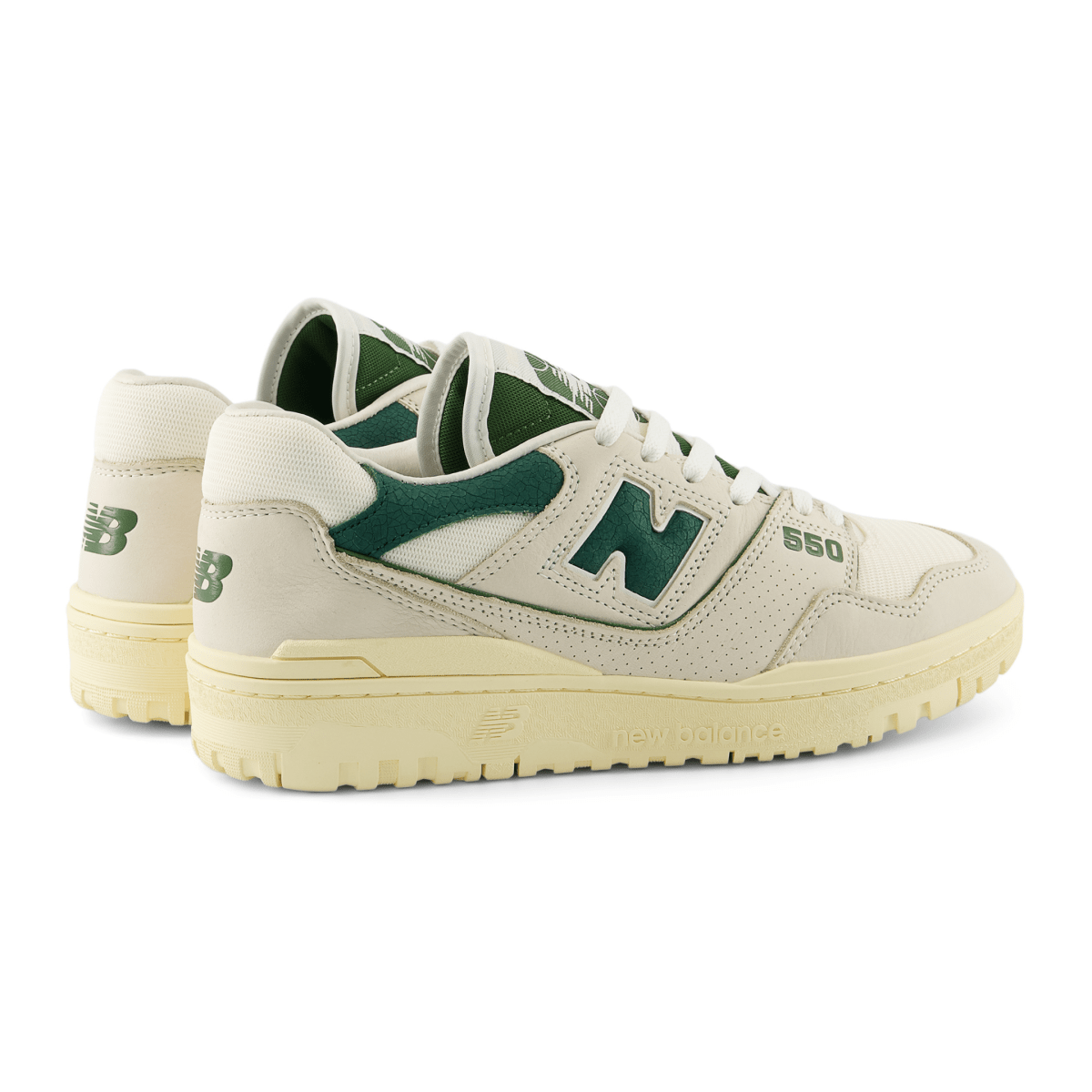 New Balance Men's BB550LGR - 2 Permafrost/Dark Alpine Green - 11003379 - Tip Top Shoes of New York
