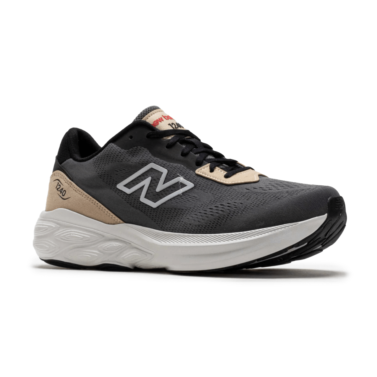 New Balance Men's M1240BS1 Fresh Foam 1240v1 Black/Stoneware/Firecracker - 11015806 - Tip Top Shoes of New York