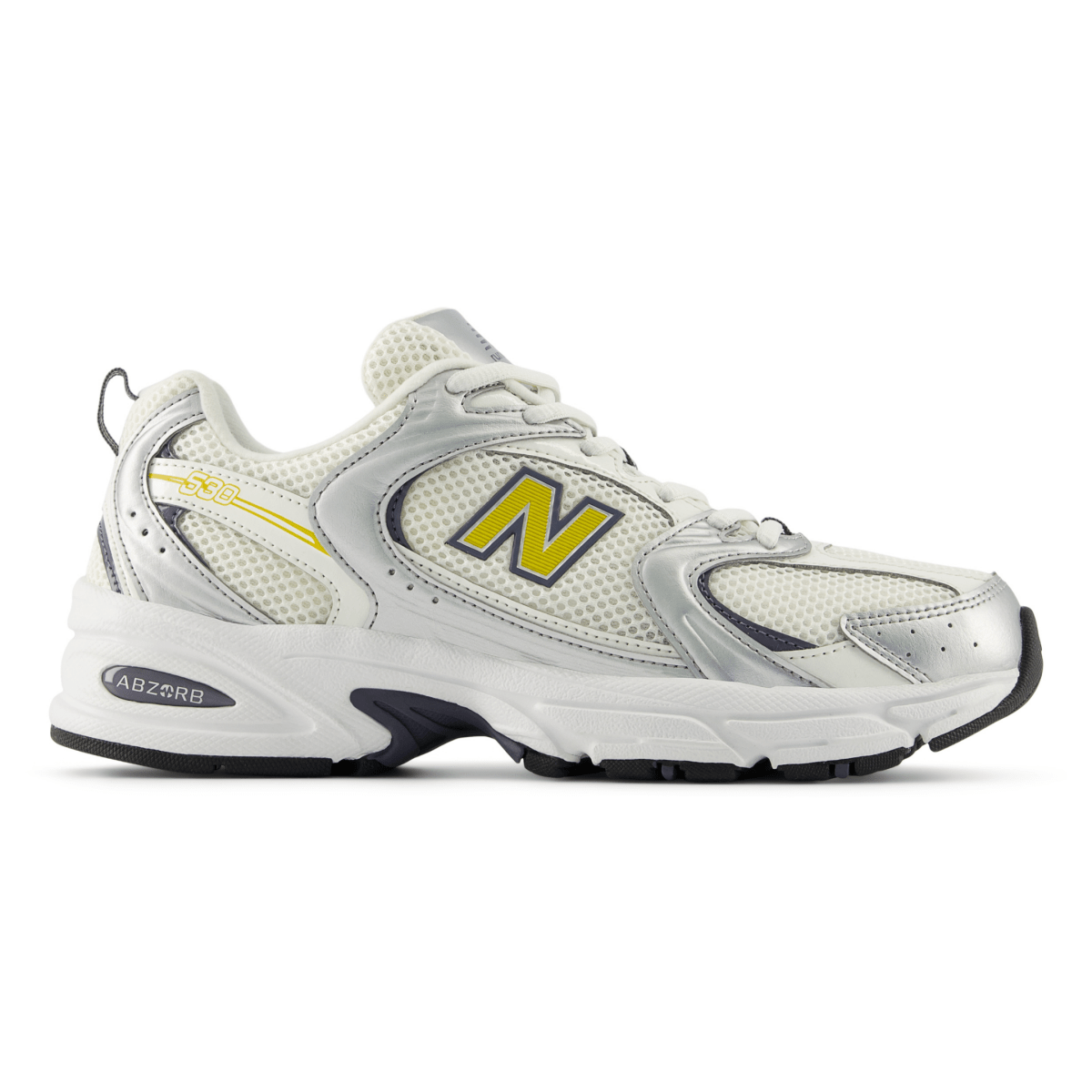 New Balance Men's U530153 Metallic Silver/Sea Salt/Apollo Gold - 11014590 - Tip Top Shoes of New York