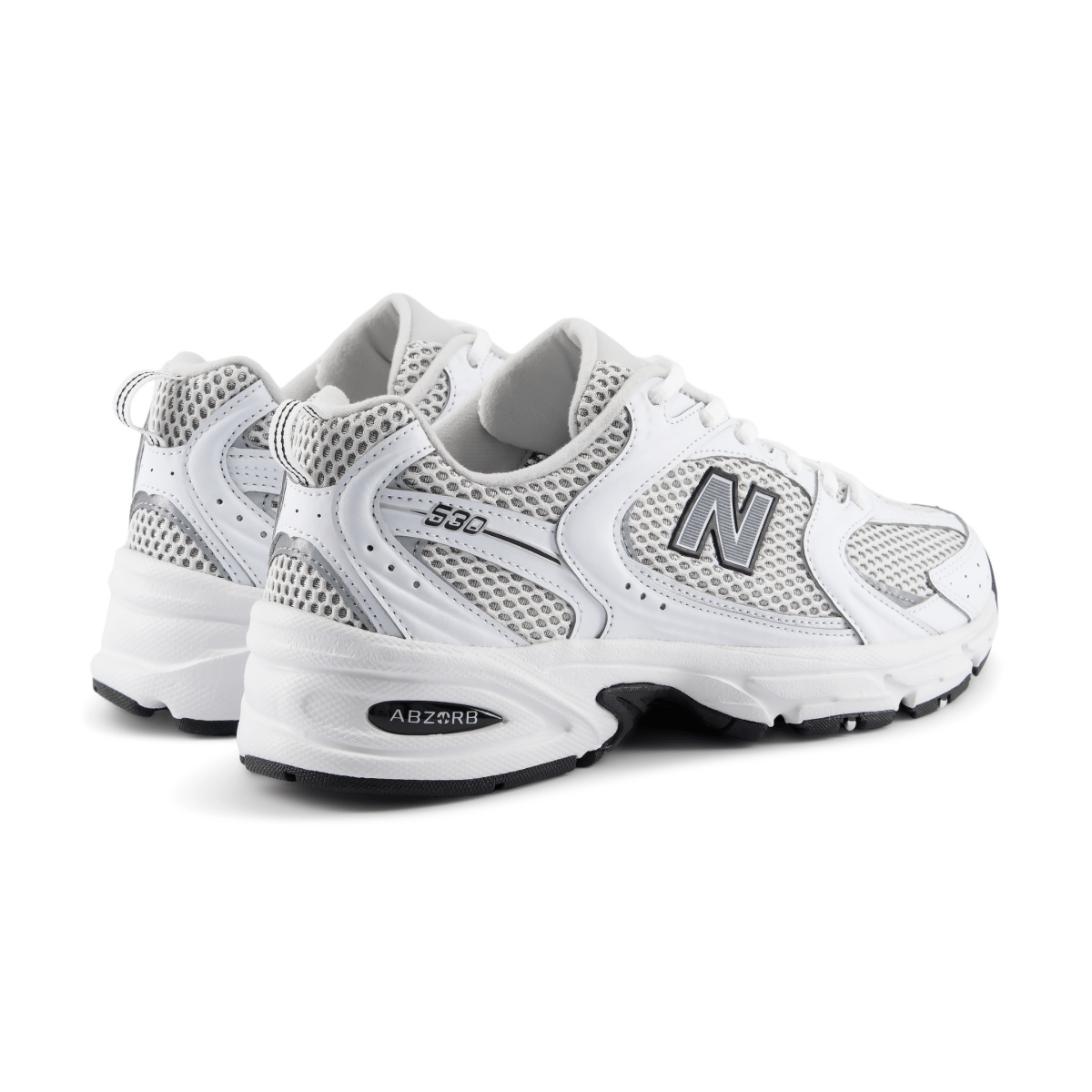 New Balance Men's U530KLB White/Silver Metallic - 11026466 - Tip Top Shoes of New York