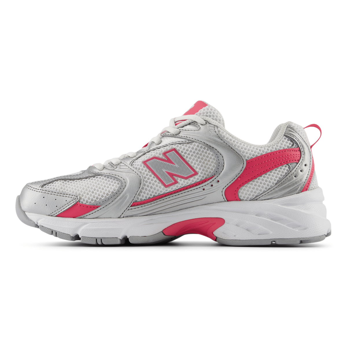 New Balance Men's U530RSB Silver Metallic/Dragon Berry/White - 10057877 - Tip Top Shoes of New York