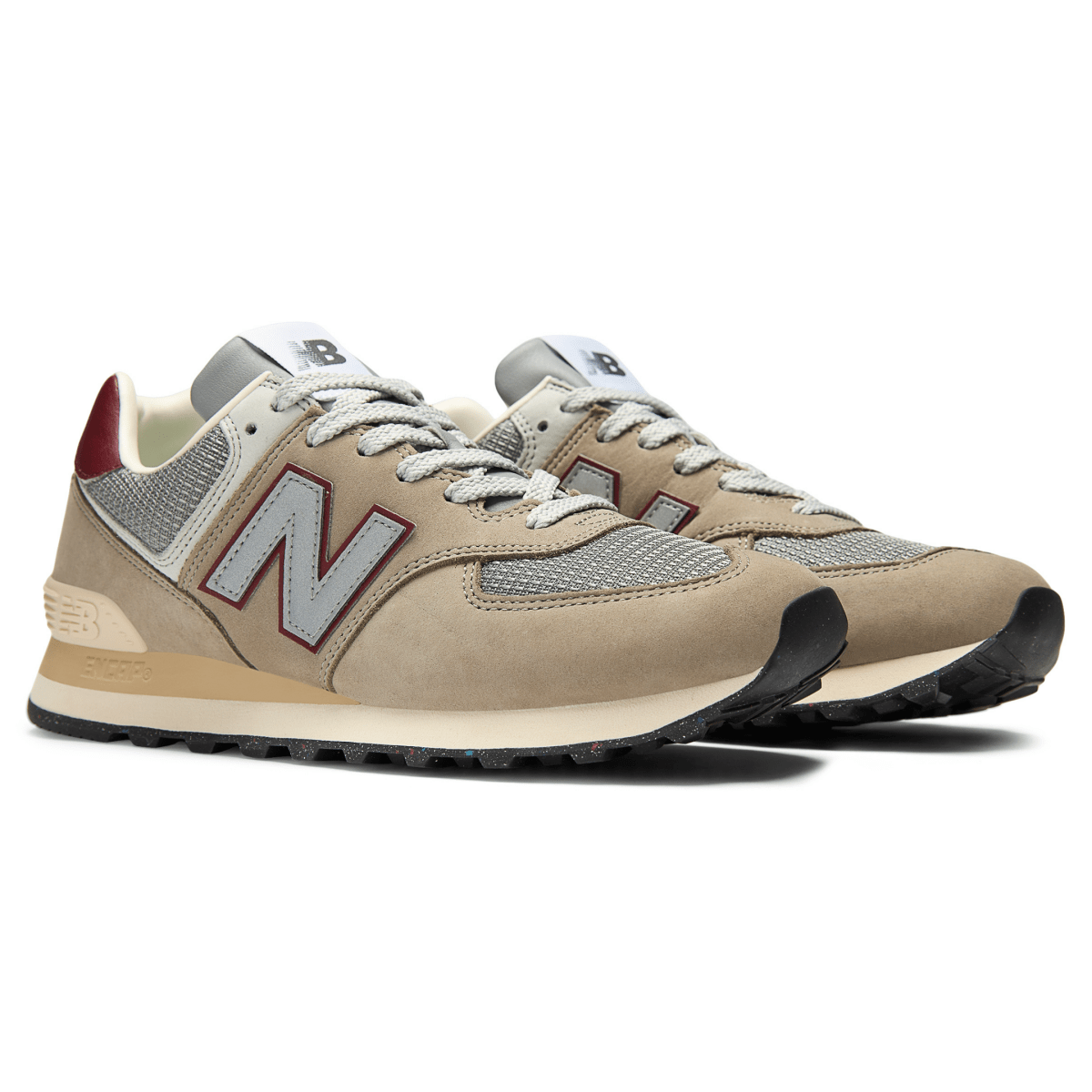 New Balance Men's U574KSKB Arid Stone/Monarch Burgundy - 11002938 - Tip Top Shoes of New York