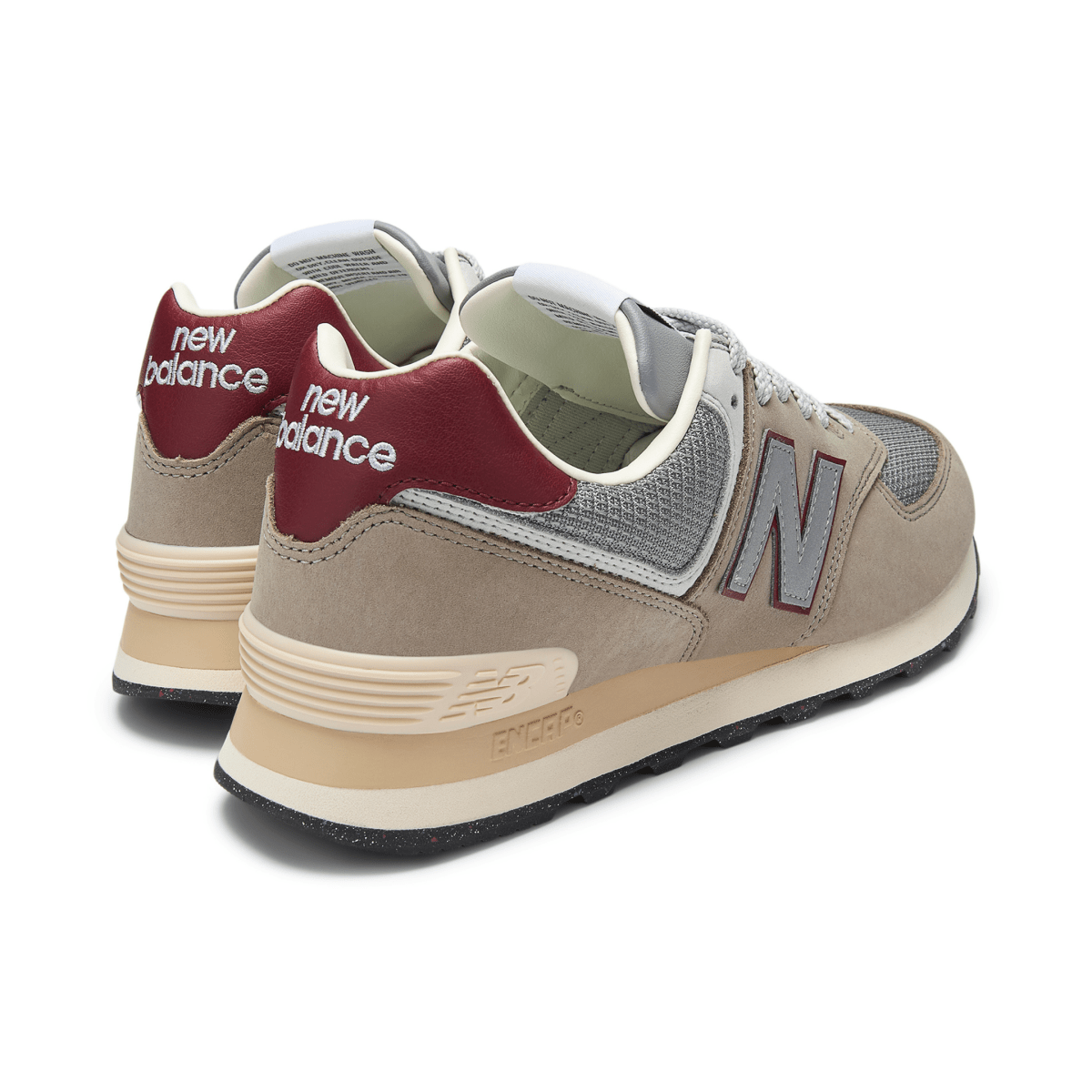 New Balance Men's U574KSKB Arid Stone/Monarch Burgundy - 11002938 - Tip Top Shoes of New York