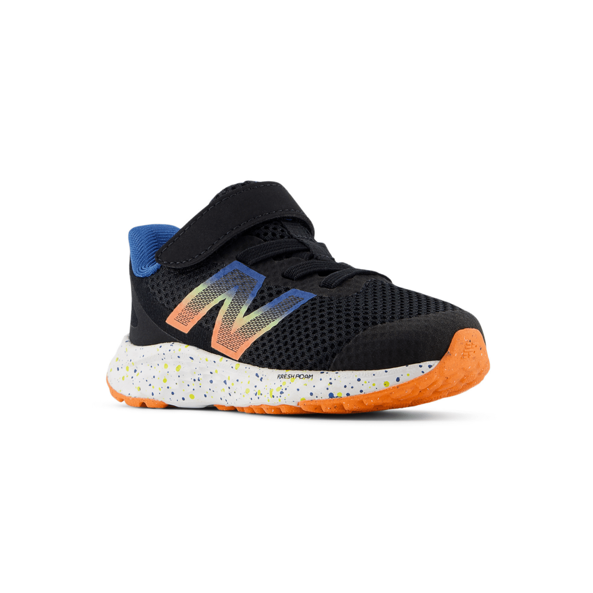 New Balance Toddler's Fresh Foam Arishi v4 IAARIBS4 Black/Blue Agate/Blaze Orange - 1093323 - Tip Top Shoes of New York