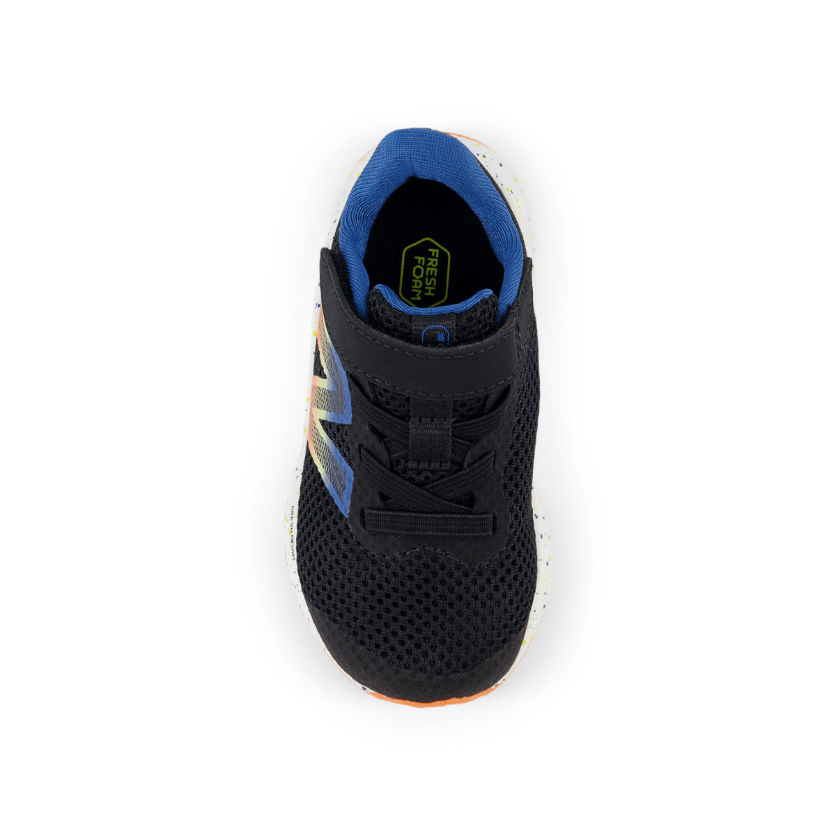 New Balance Toddler's Fresh Foam Arishi v4 IAARIBS4 Black/Blue Agate/Blaze Orange - 1093323 - Tip Top Shoes of New York