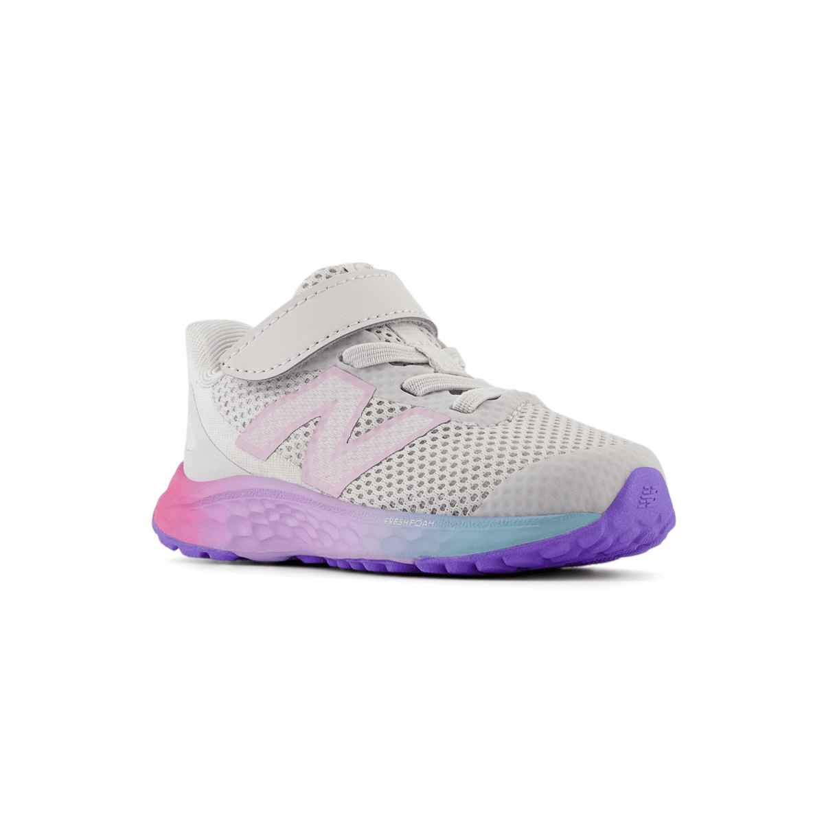 New Balance Toddler's Fresh Foam Arishi v4 IAARIGR4 Grey Matter/Mid Century Pink/Lilac Glo - 1093337 - Tip Top Shoes of New York