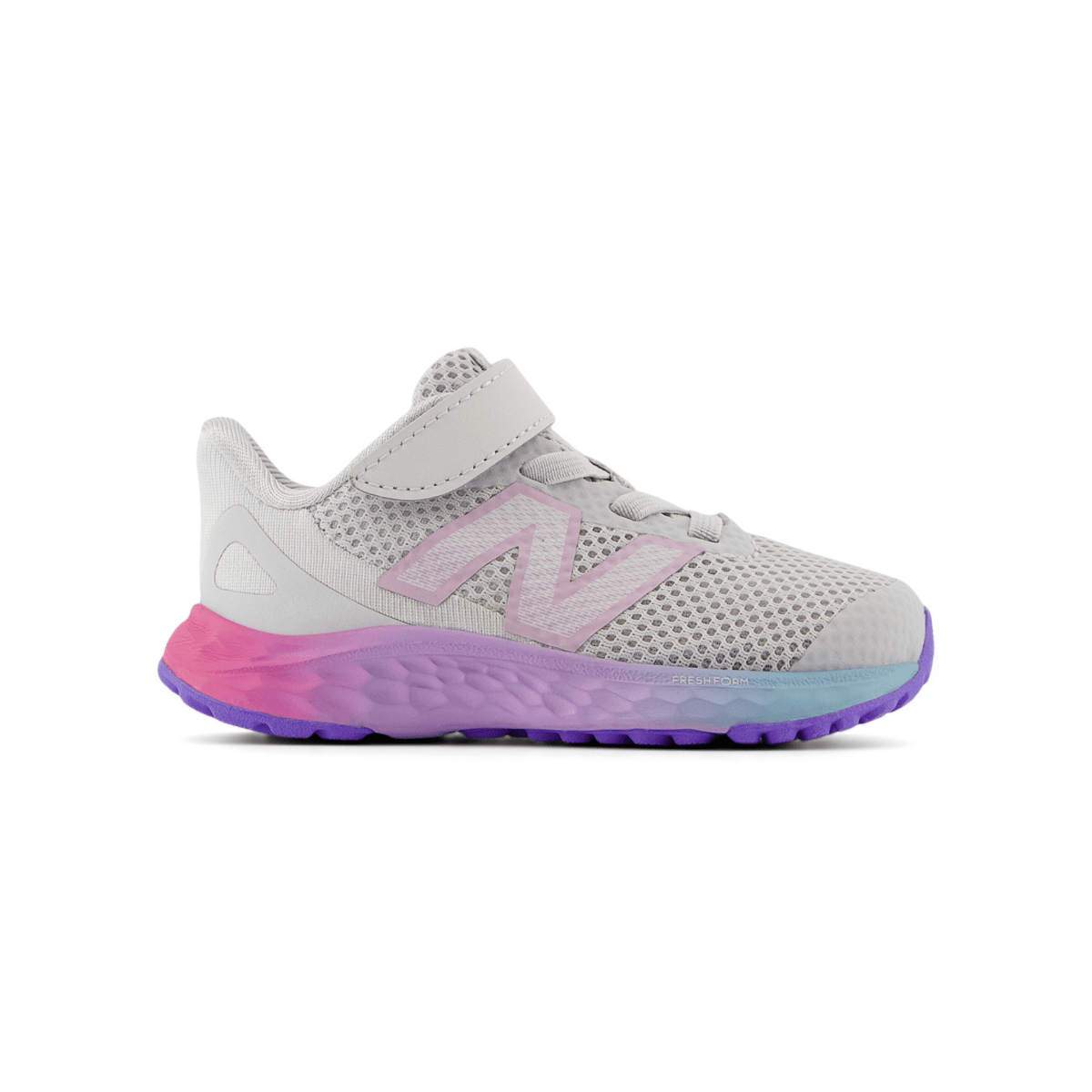 New Balance Toddler's Fresh Foam Arishi v4 IAARIGR4 Grey Matter/Mid Century Pink/Lilac Glo - 1093337 - Tip Top Shoes of New York