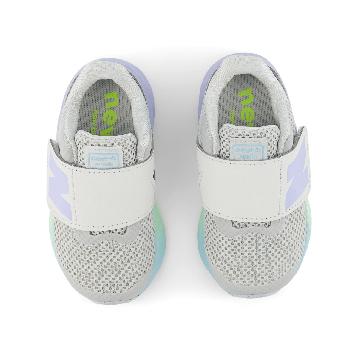 New Balance Toddlers Fresh Foam Arishi v4 IARI8KM Grey Matter/Daybreak/Cosmic Jade - 1104315 - Tip Top Shoes of New York
