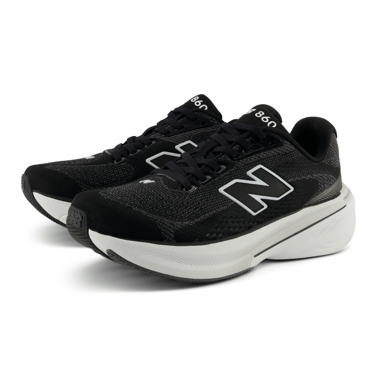 New Balance Women's Fresh Foam X 860v15 W8604NE Black/White - 11015005 - Tip Top Shoes of New York