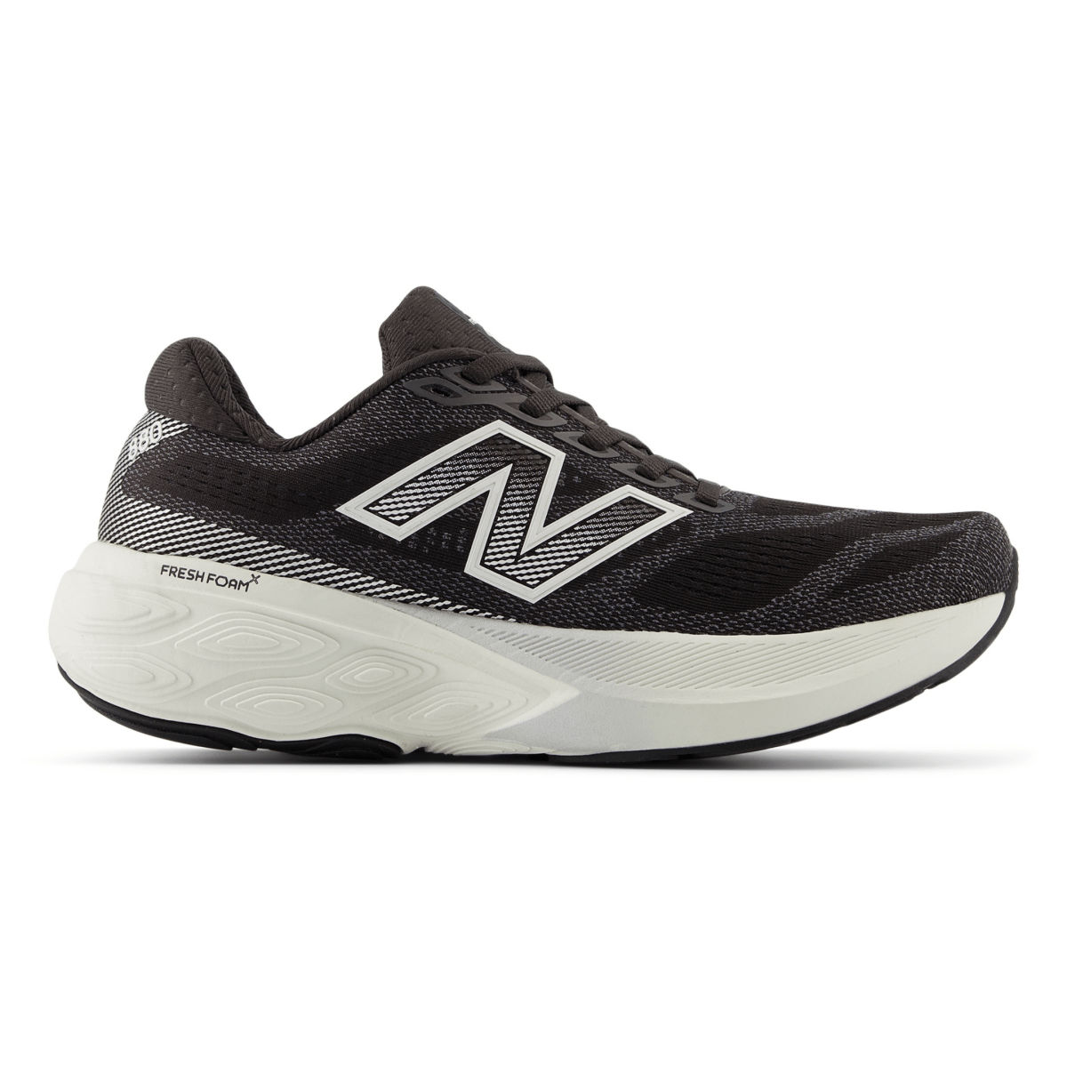 New Balance Women's Fresh Foam X 880v15 W880H15 Black Cement/Sea Salt/Silver Metallic - 10058276 - Tip Top Shoes of New York
