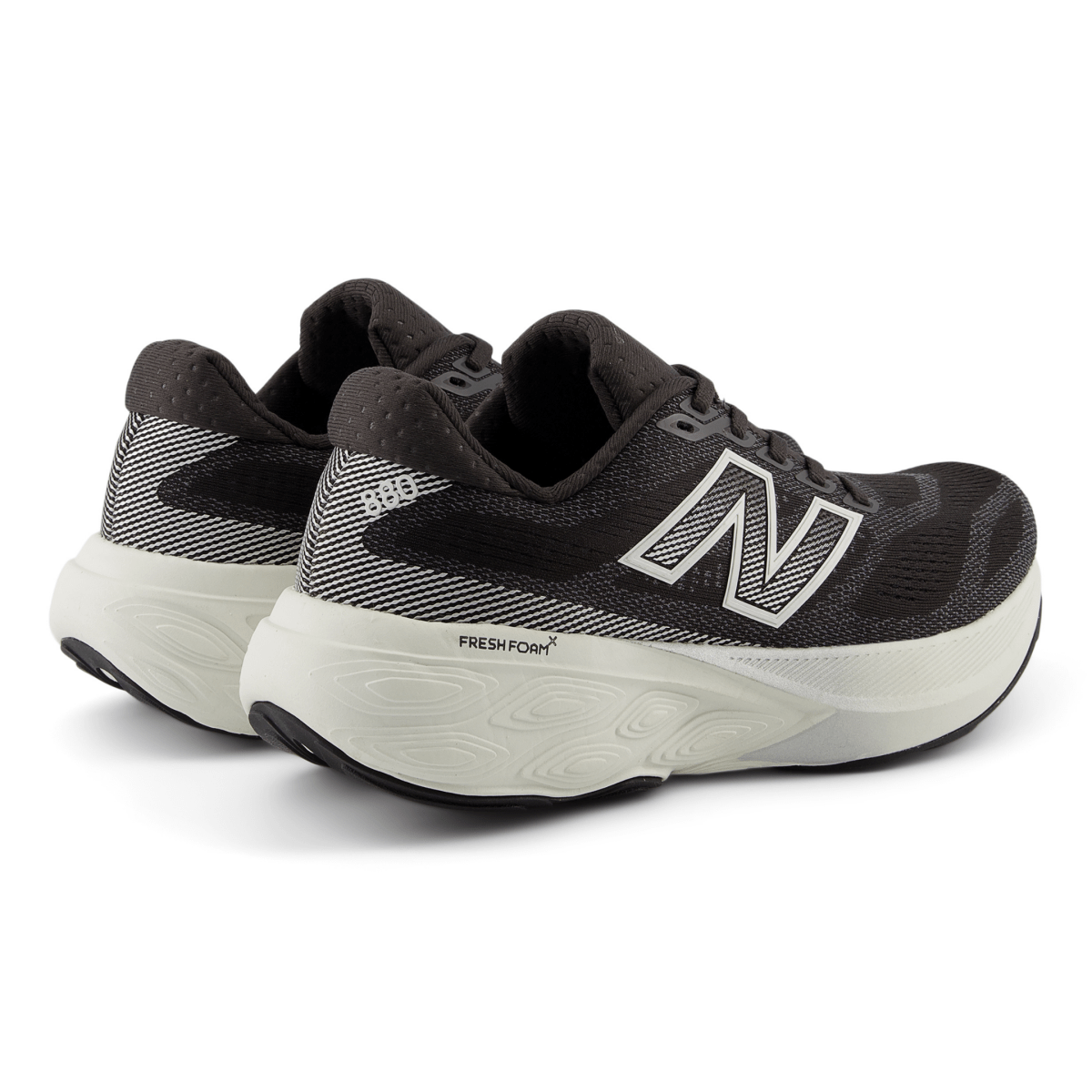 New Balance Women's Fresh Foam X 880v15 W880H15 Black Cement/Sea Salt/Silver Metallic - 10058276 - Tip Top Shoes of New York