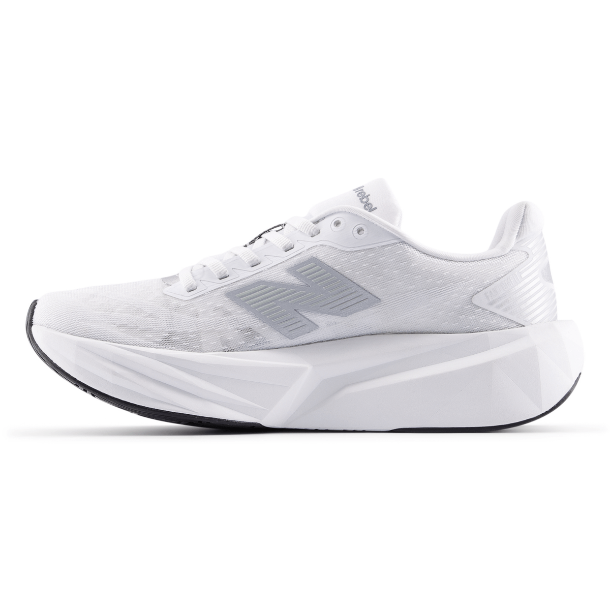 New Balance Women's FuelCell Rebel v5 White/Silver Metallic/Black - 11002913 - Tip Top Shoes of New York