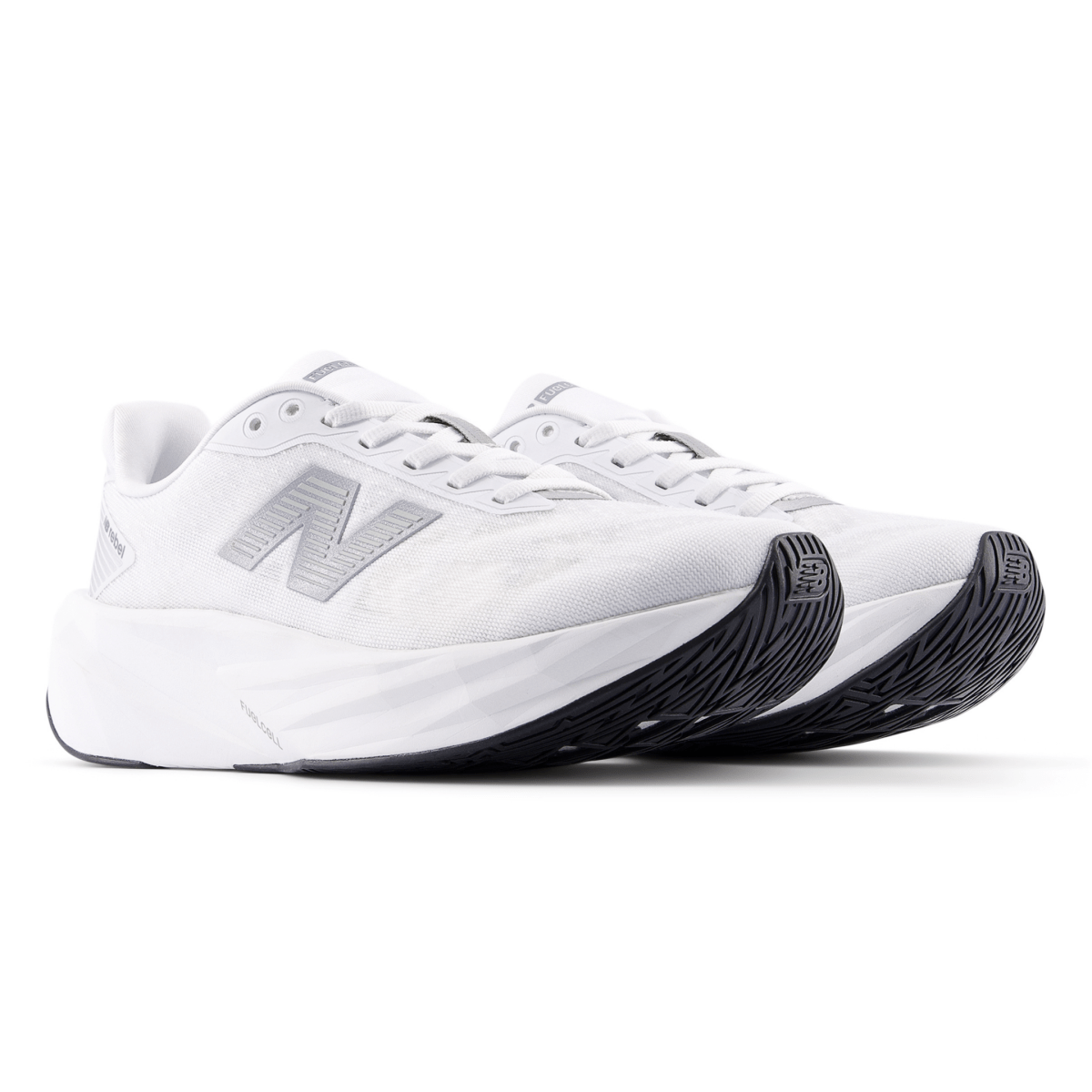 New Balance Women's FuelCell Rebel v5 White/Silver Metallic/Black - 11002913 - Tip Top Shoes of New York