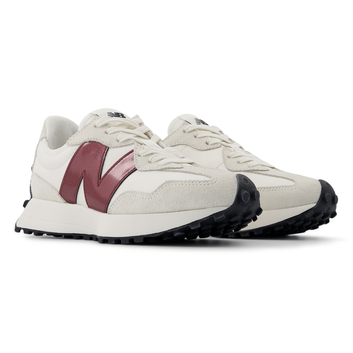 New Balance Women's WS327JWB Sea Salt/Monarch Burgundy - 11003054 - Tip Top Shoes of New York