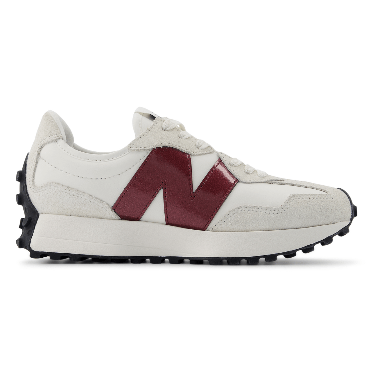 New Balance Women's WS327JWB Sea Salt/Monarch Burgundy - 11003054 - Tip Top Shoes of New York