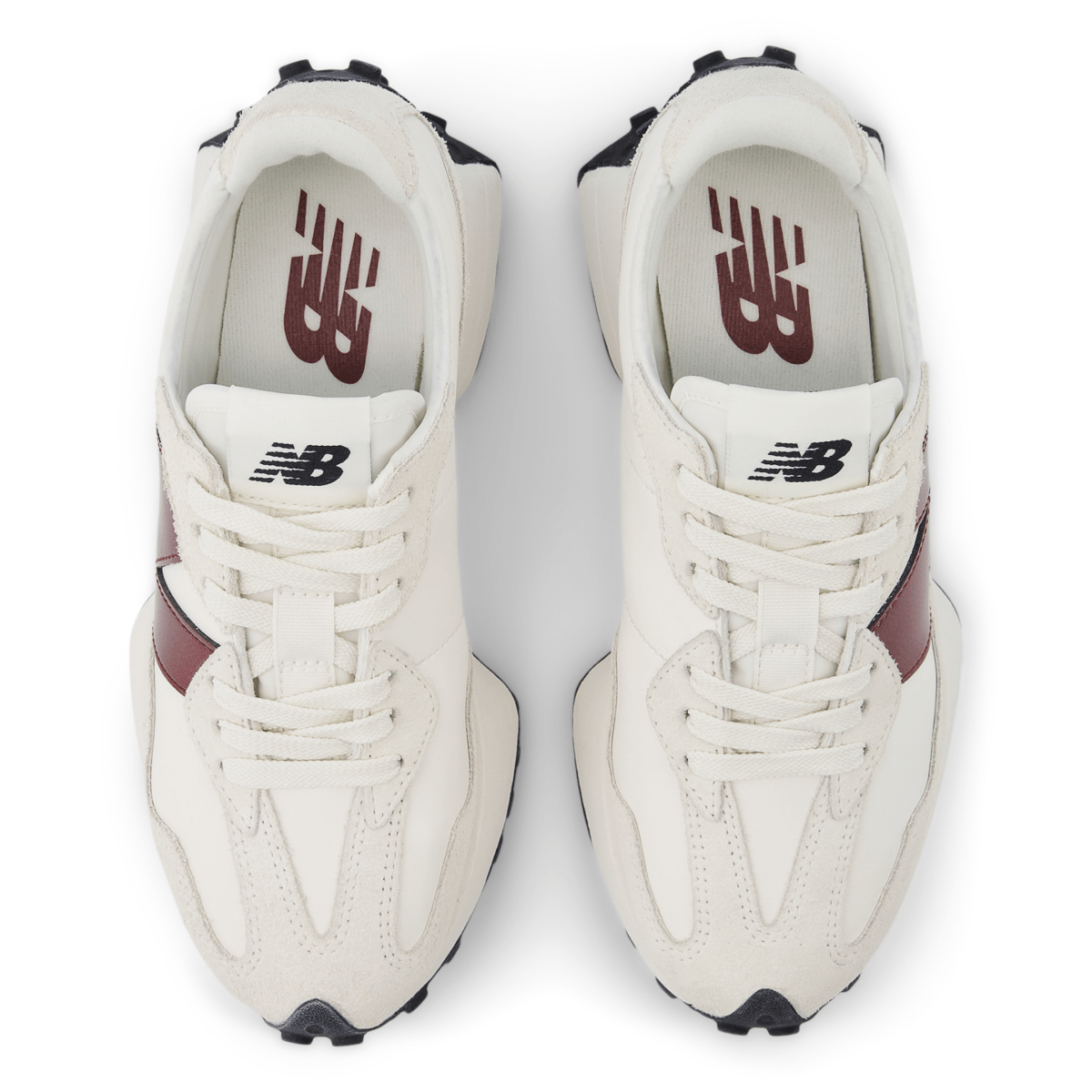 New Balance Women's WS327JWB Sea Salt/Monarch Burgundy - 11003054 - Tip Top Shoes of New York